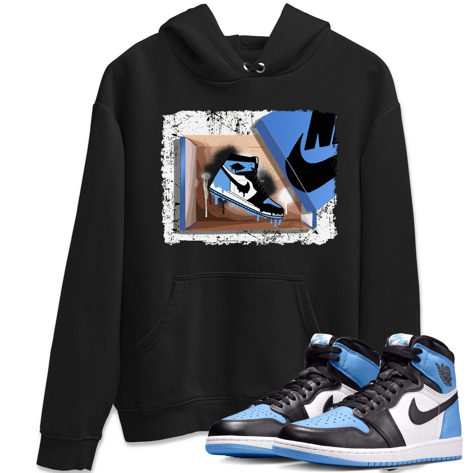 New Kicks snkmatch Tee - Air Jordan 1 UNC Toe