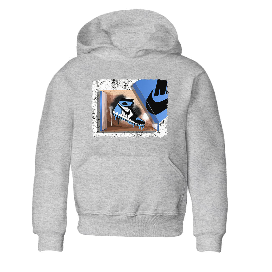 New Kicks snkmatch Tee Kids - Air Jordan 1 UNC Toe
