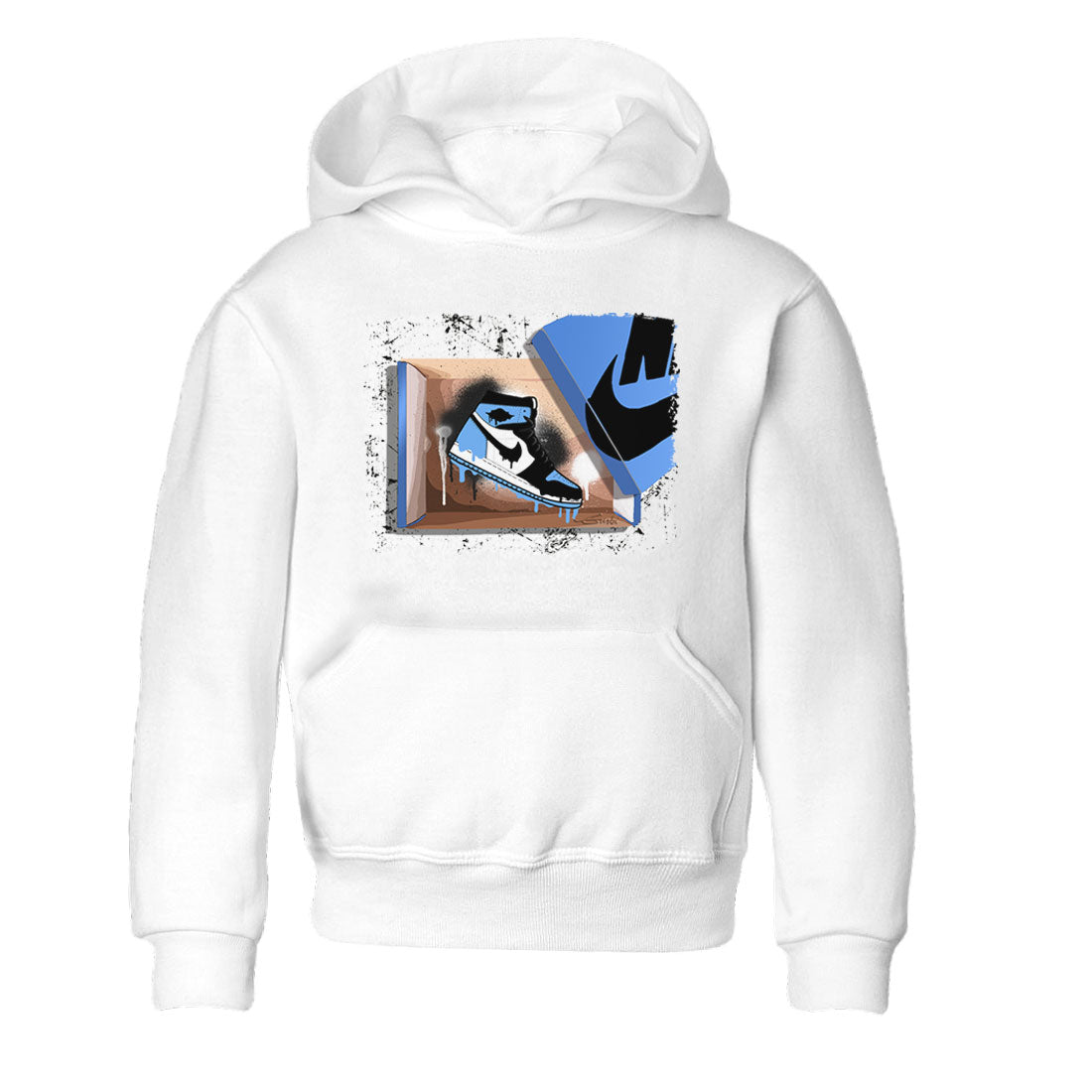 New Kicks snkmatch Tee Kids - Air Jordan 1 UNC Toe