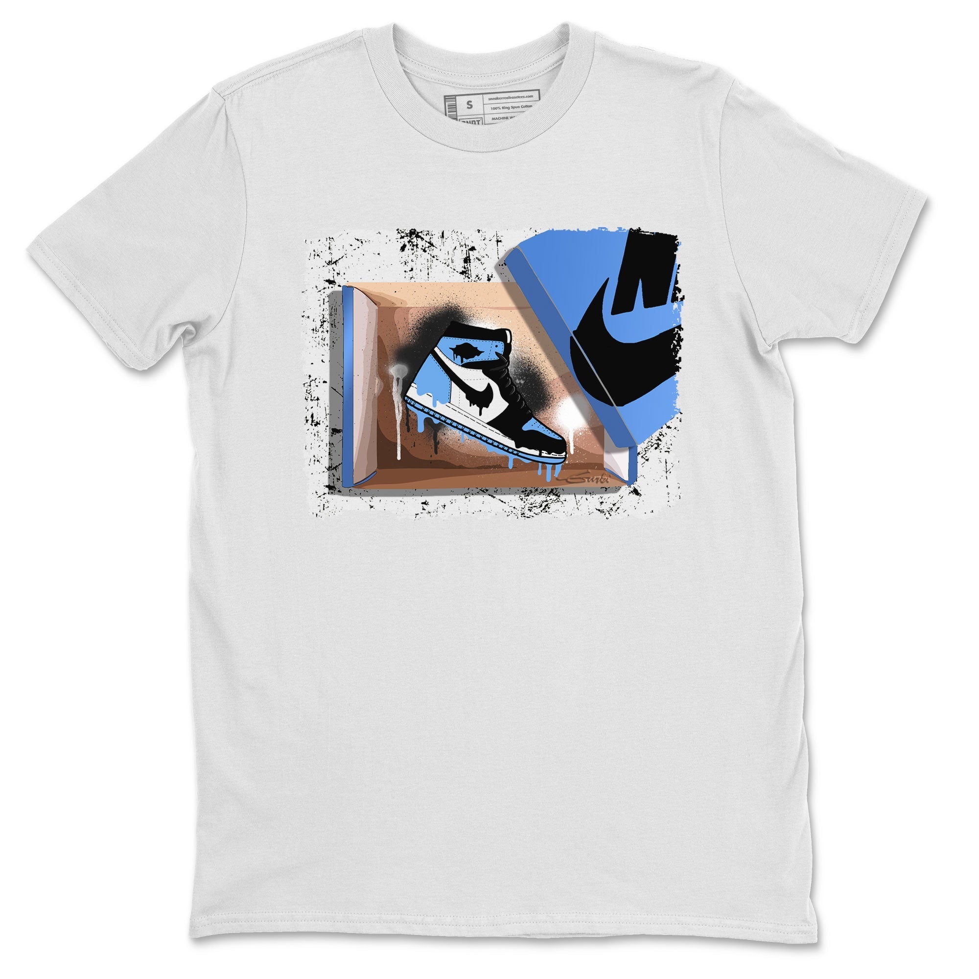 New Kicks snkmatch Tee - Air Jordan 1 UNC Toe