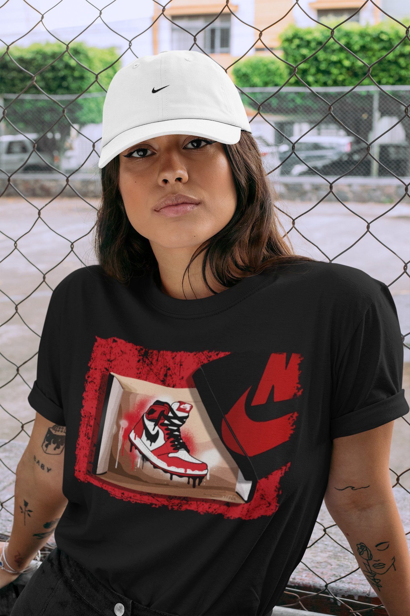 New Kicks Unisex Tops - Air Jordan 1 Varsity Red