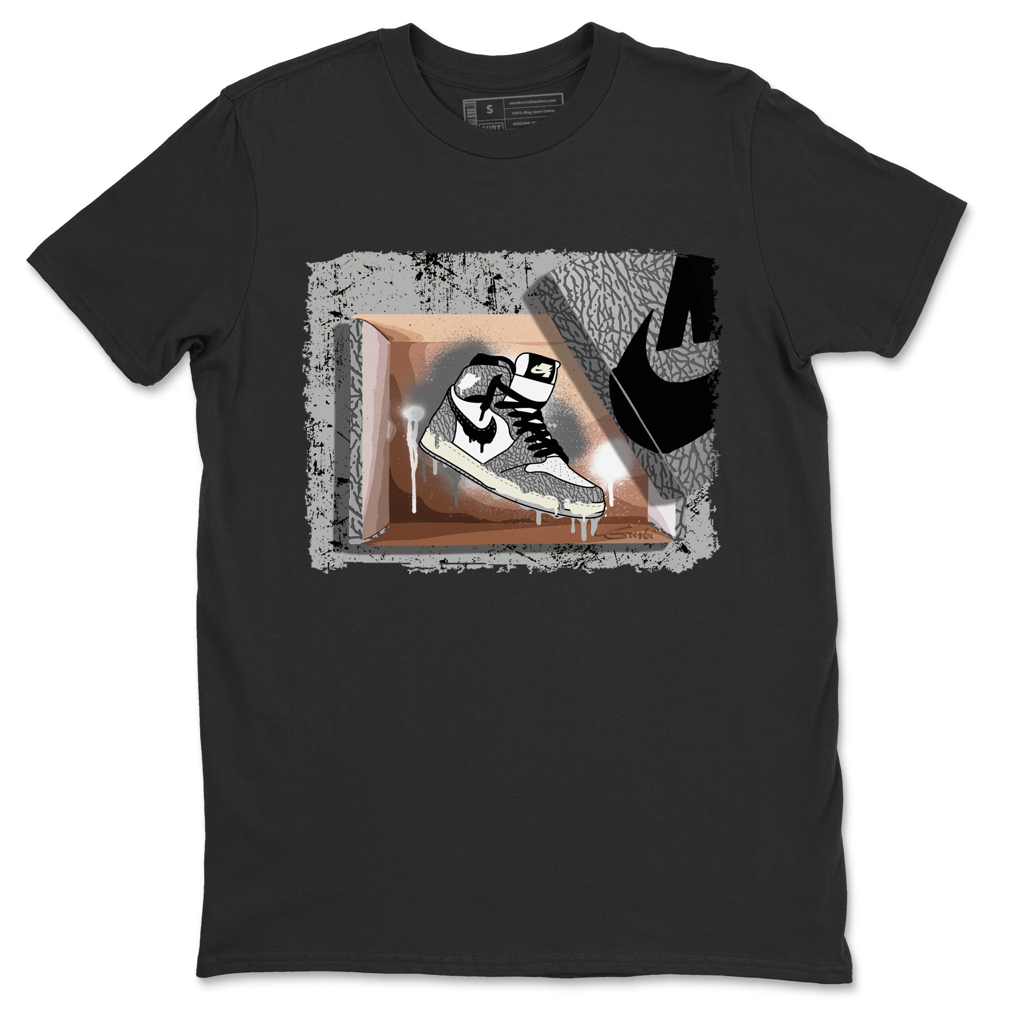 New Kicks Unisex Tops - Air Jordan 1 White Cement