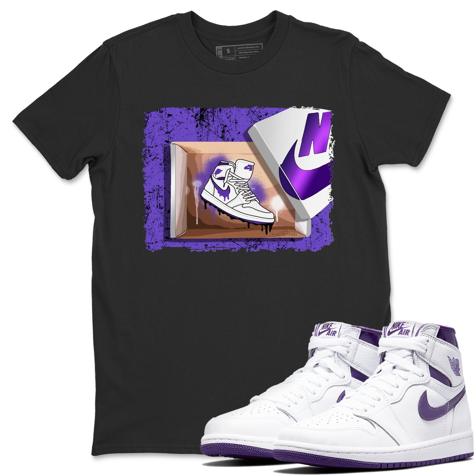 New Kicks Unisex Tops - Air Jordan 1 WMNS Court Purple