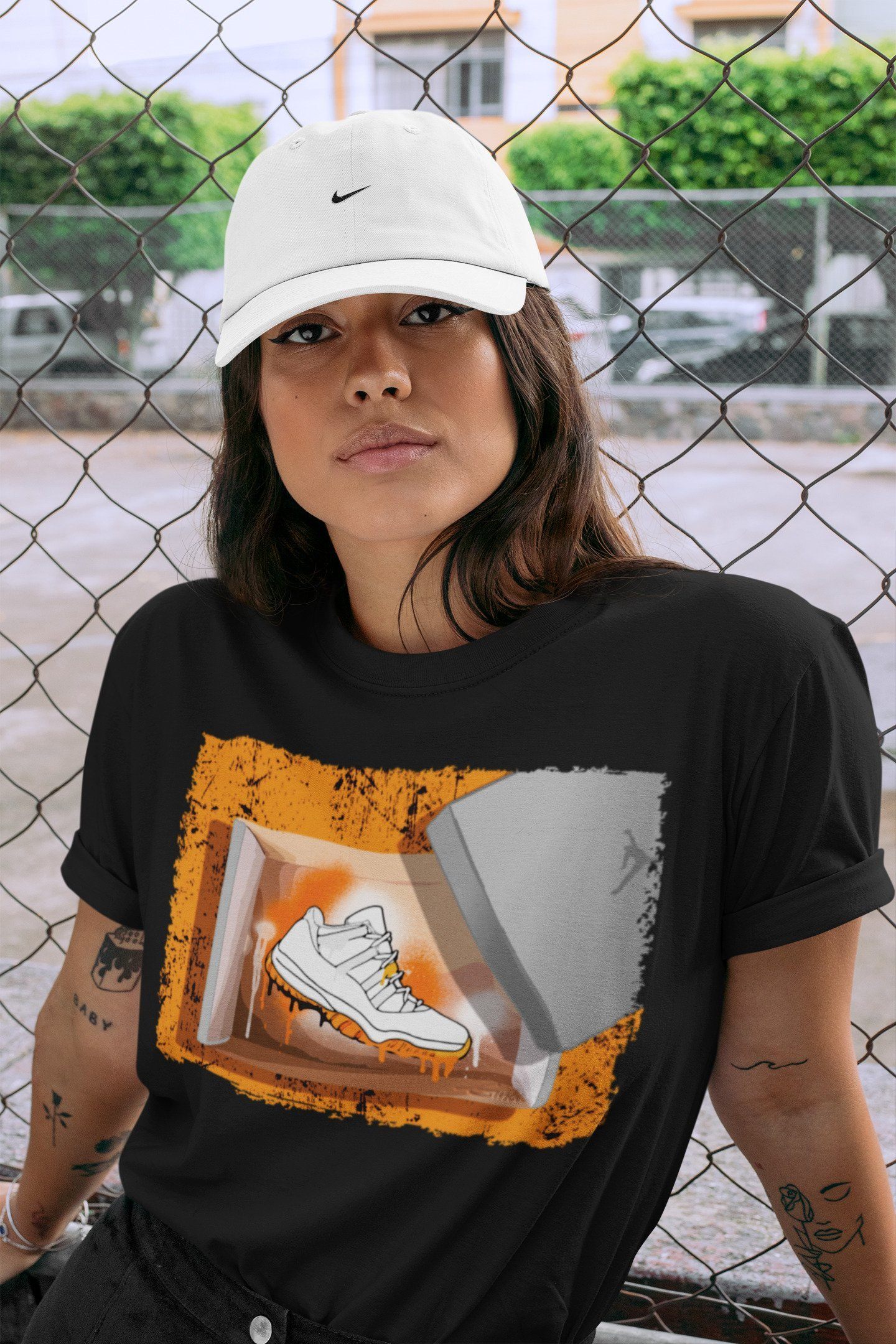New Kicks Unisex Tops - Air Jordan 11 Citrus