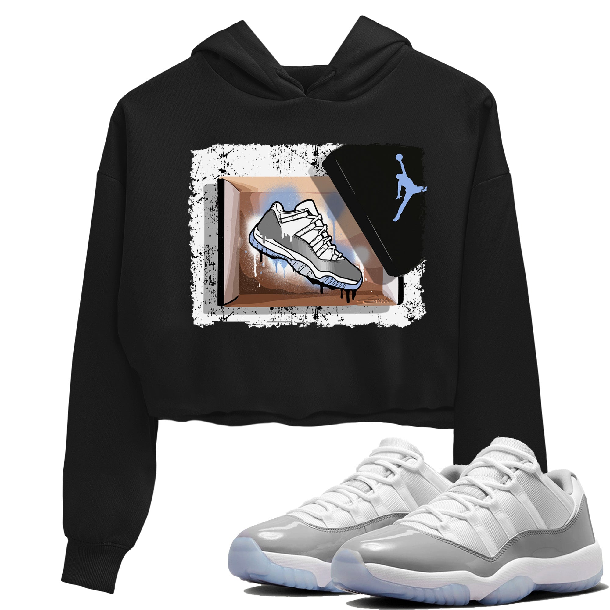 New Kicks Women's Tops - Air Jordan 11 White Cement