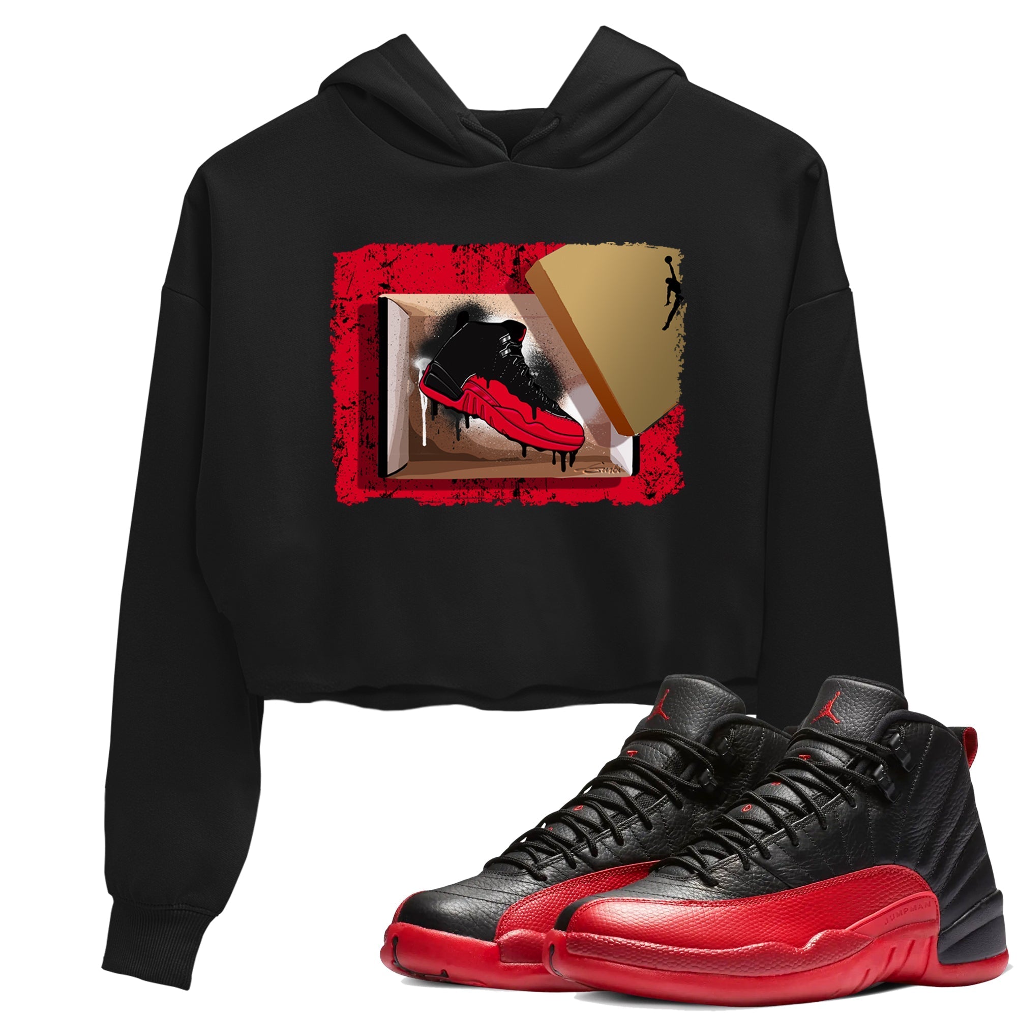 New Kicks snkmatch Women's Top - Air Jordan 12 Flu Game
