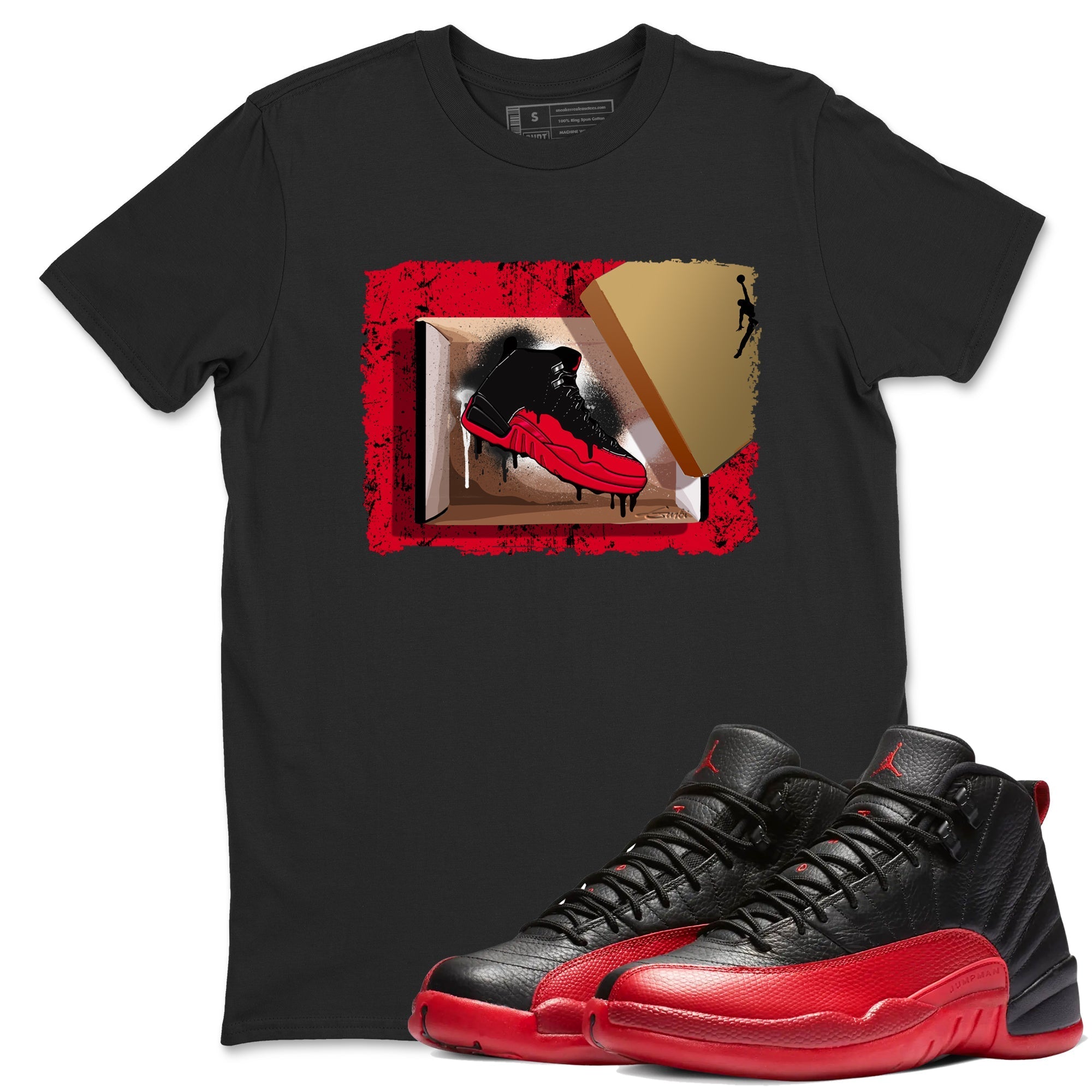New Kicks snkmatch Tees - Air Jordan 12 Flu Game