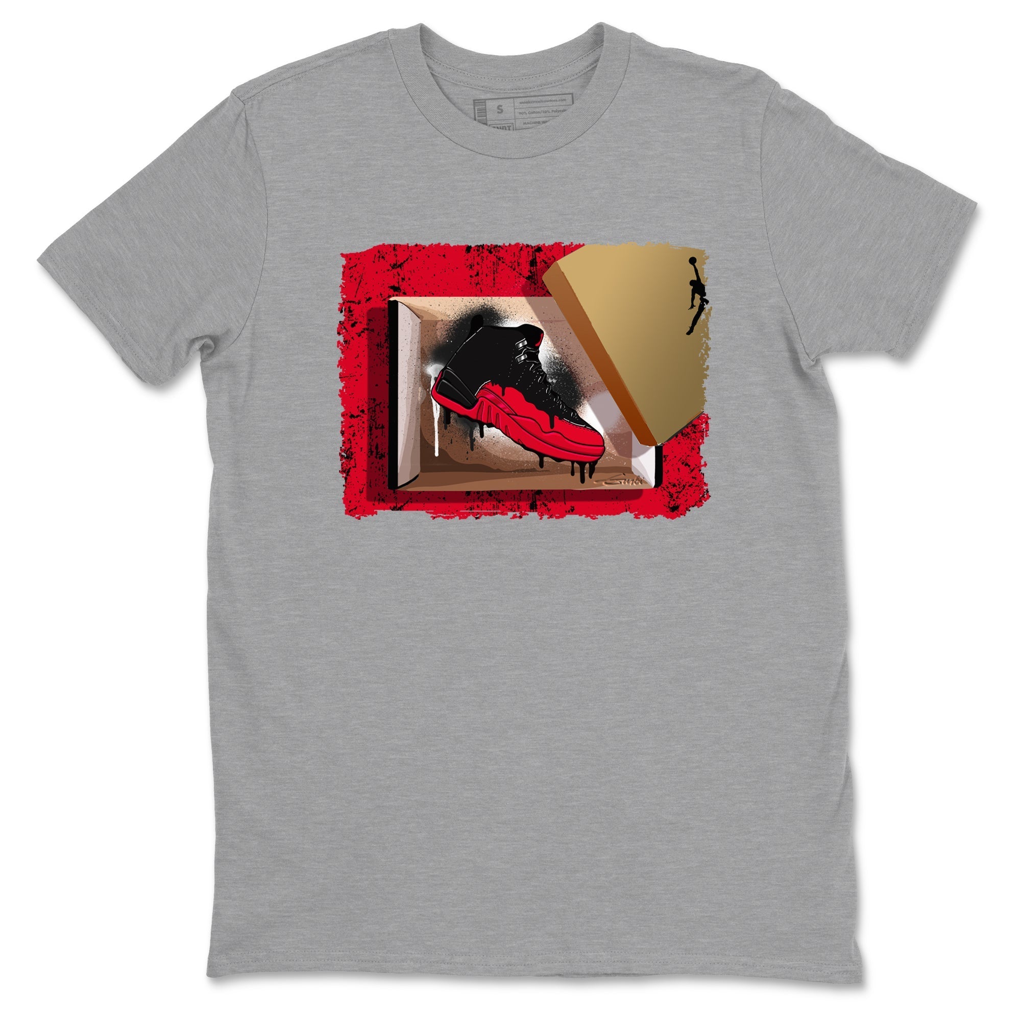New Kicks snkmatch Tees - Air Jordan 12 Flu Game