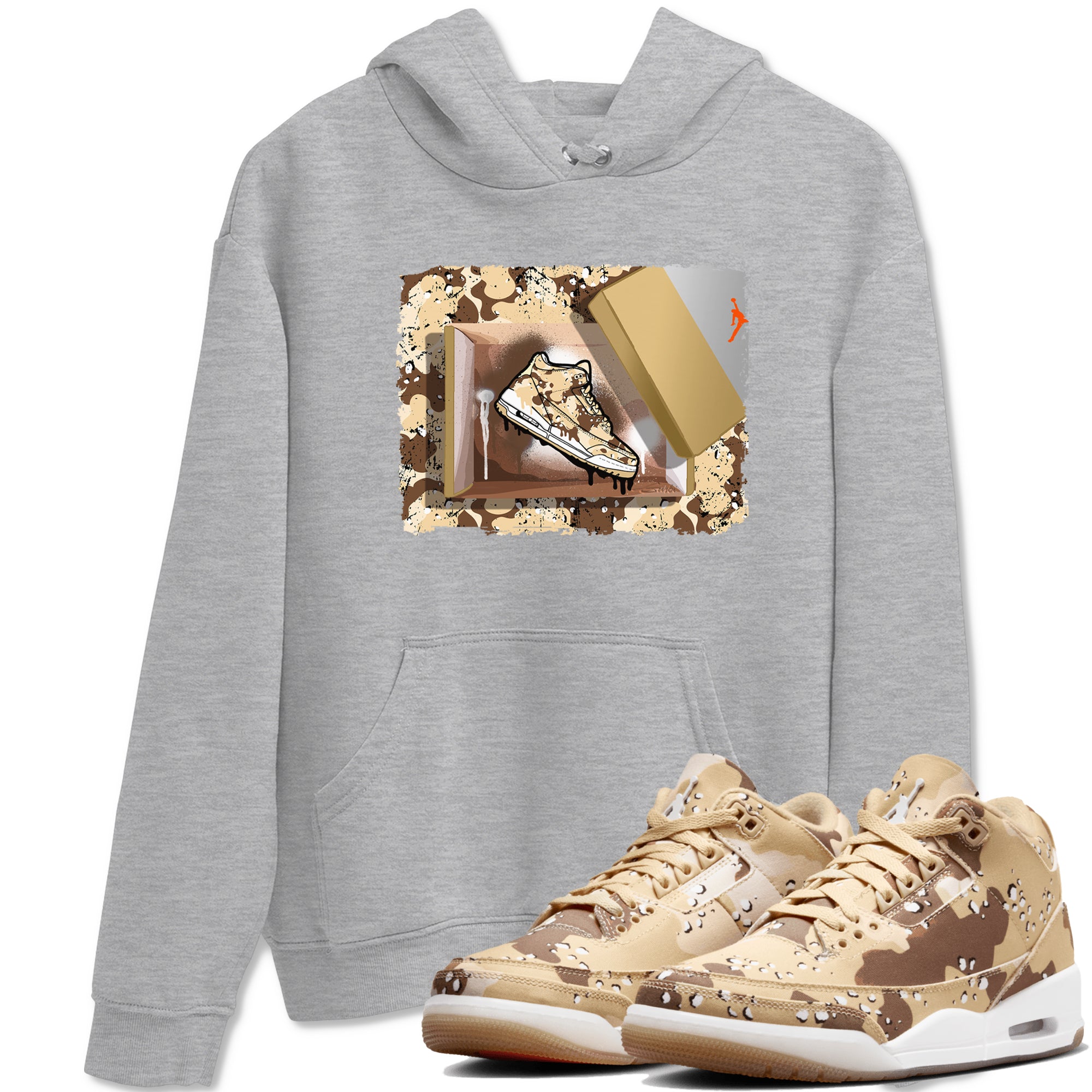 New Kicks snkmatch Tees - Air Jordan 3 Desert Camo