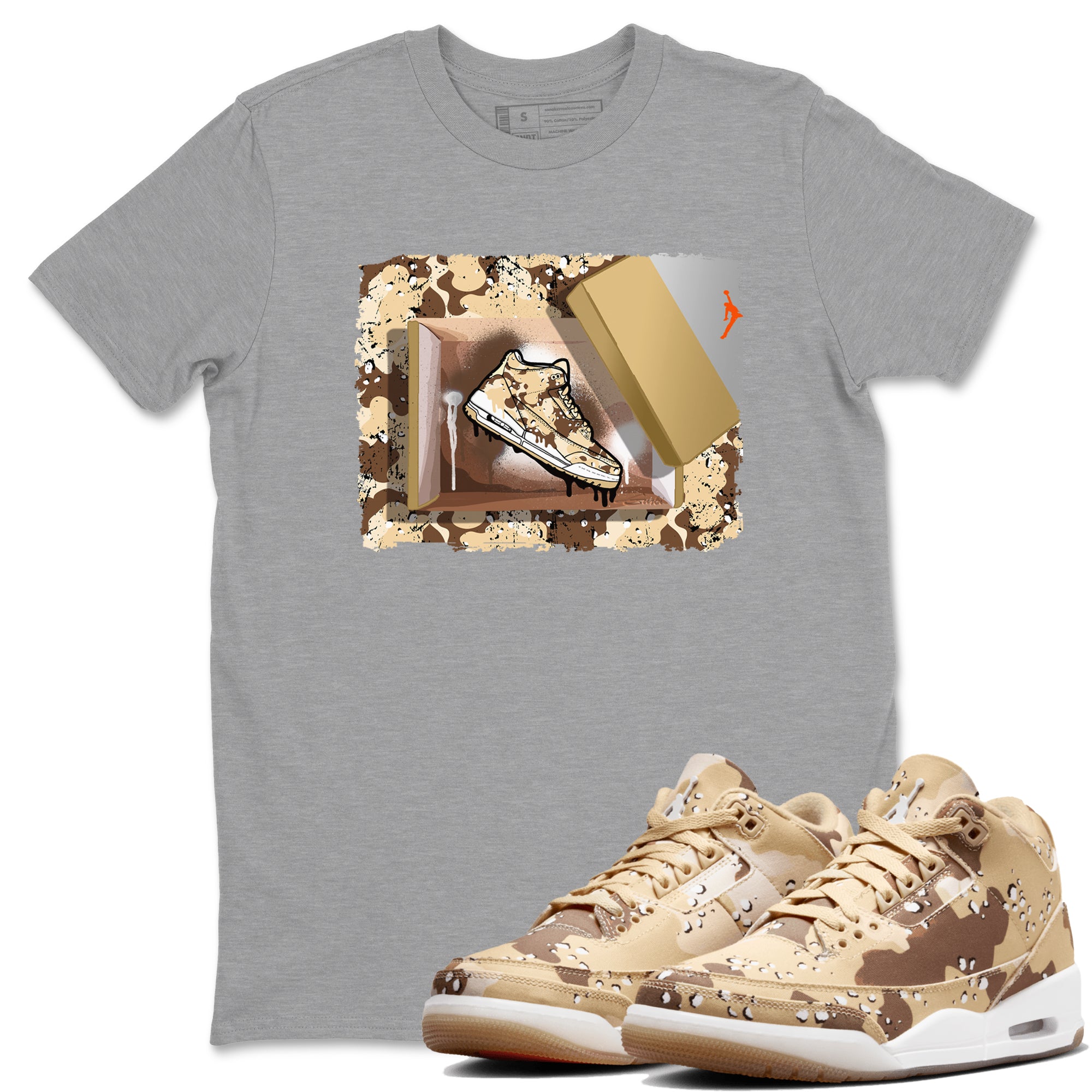 New Kicks snkmatch Tees - Air Jordan 3 Desert Camo