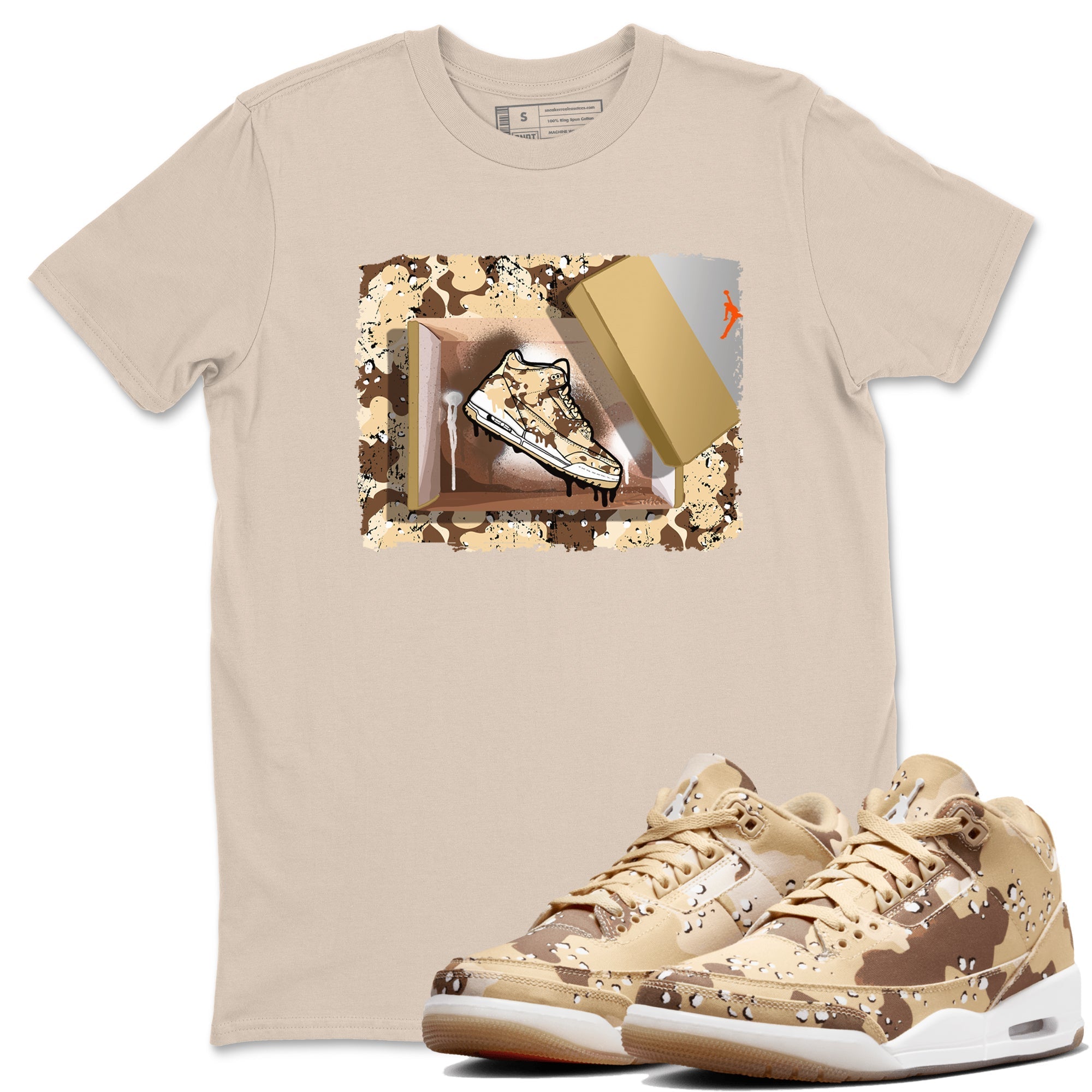 New Kicks snkmatch Tees - Air Jordan 3 Desert Camo