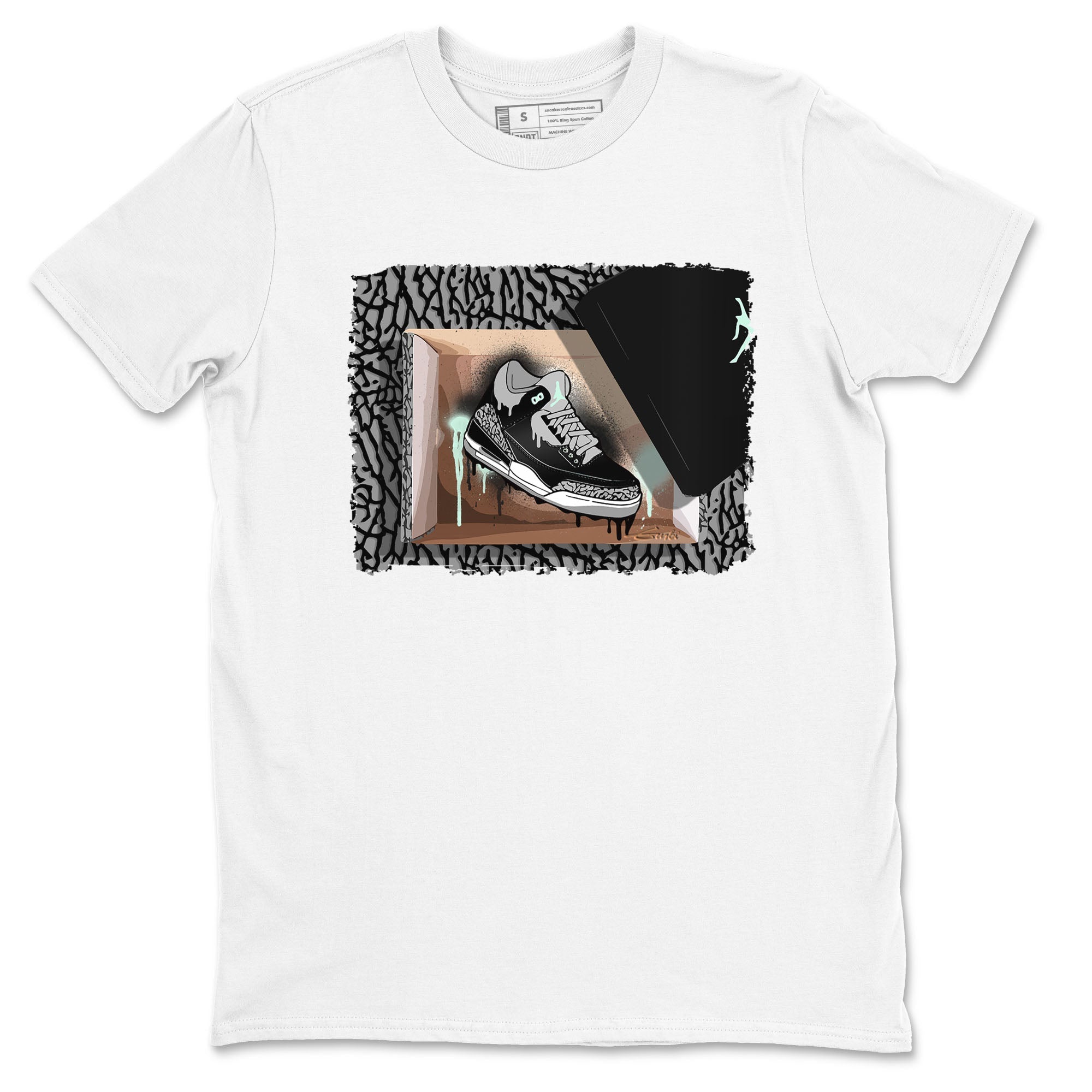 New Kicks snkmatch Tees - Air Jordan 3 Green Glow