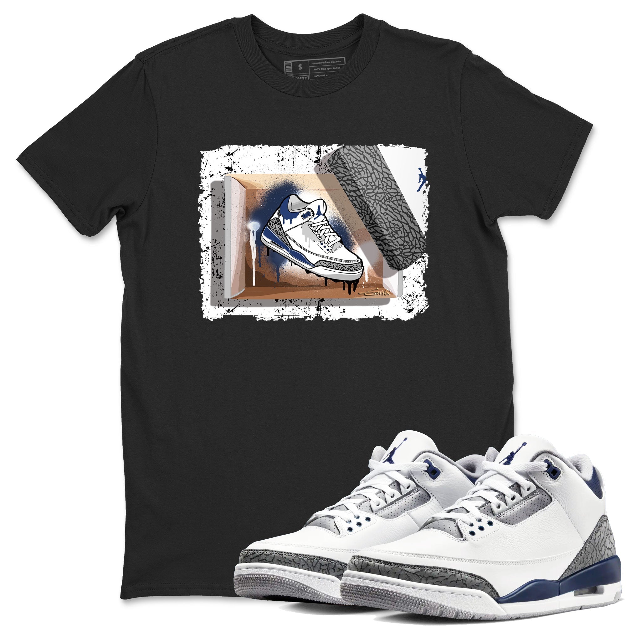 New Kicks snkmatch Tees - Air Jordan 3 Midnight Navy 2023