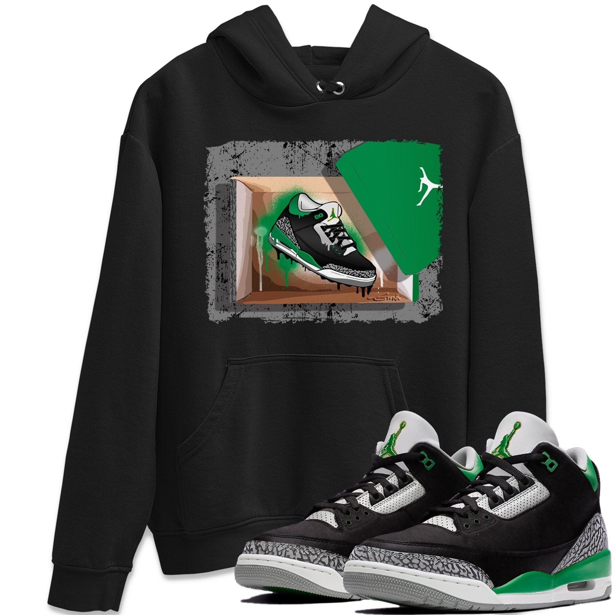 New Kicks Unisex Tops - Air Jordan 3 Pine Green