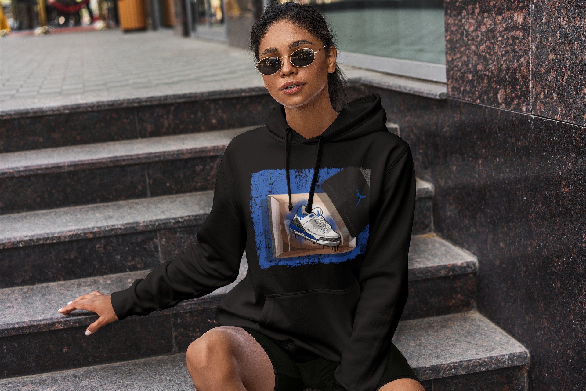 New Kicks Unisex Tops - Air Jordan 3 Racer Blue