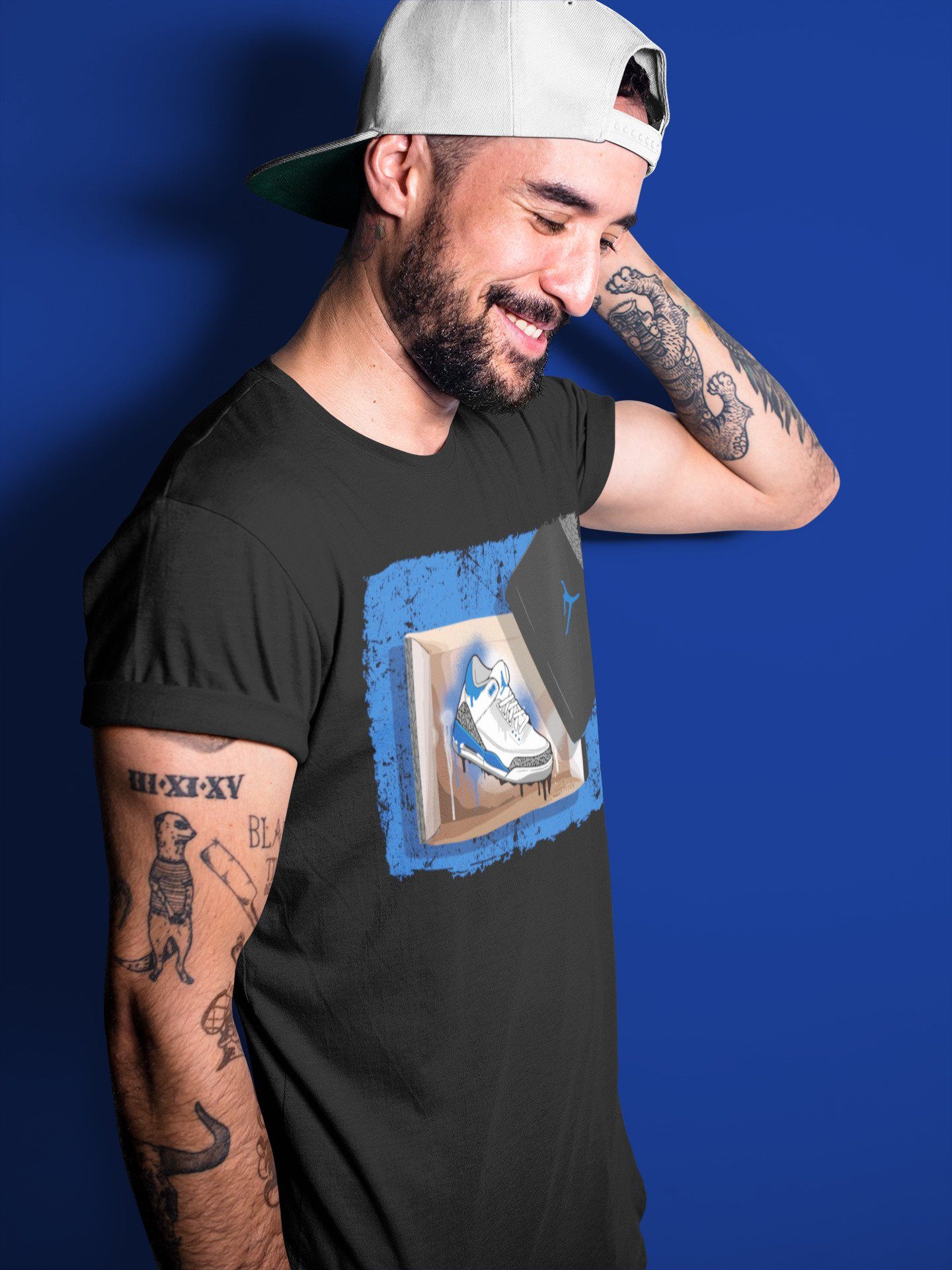 New Kicks Unisex Tops - Air Jordan 3 Racer Blue