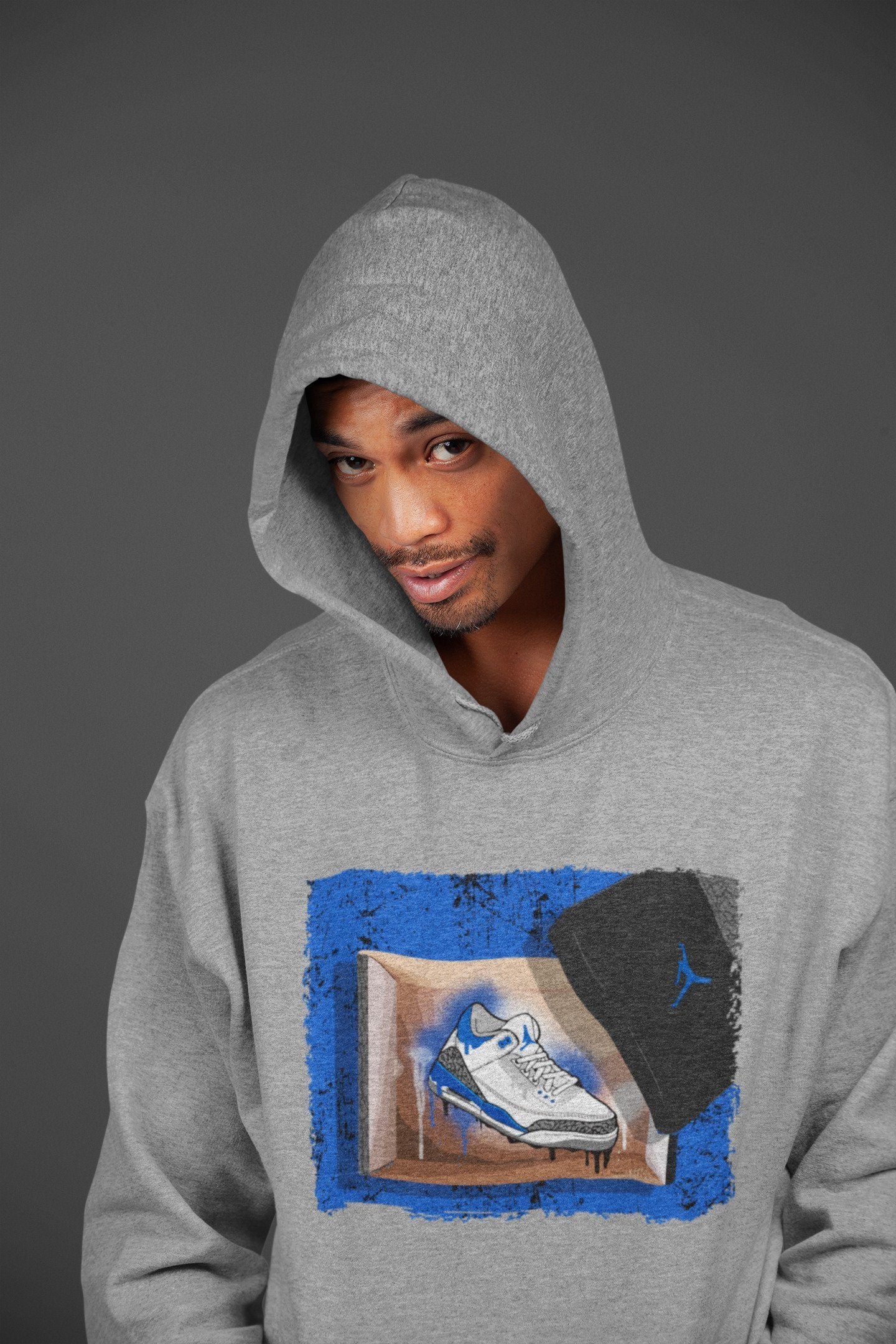 New Kicks Unisex Tops - Air Jordan 3 Racer Blue