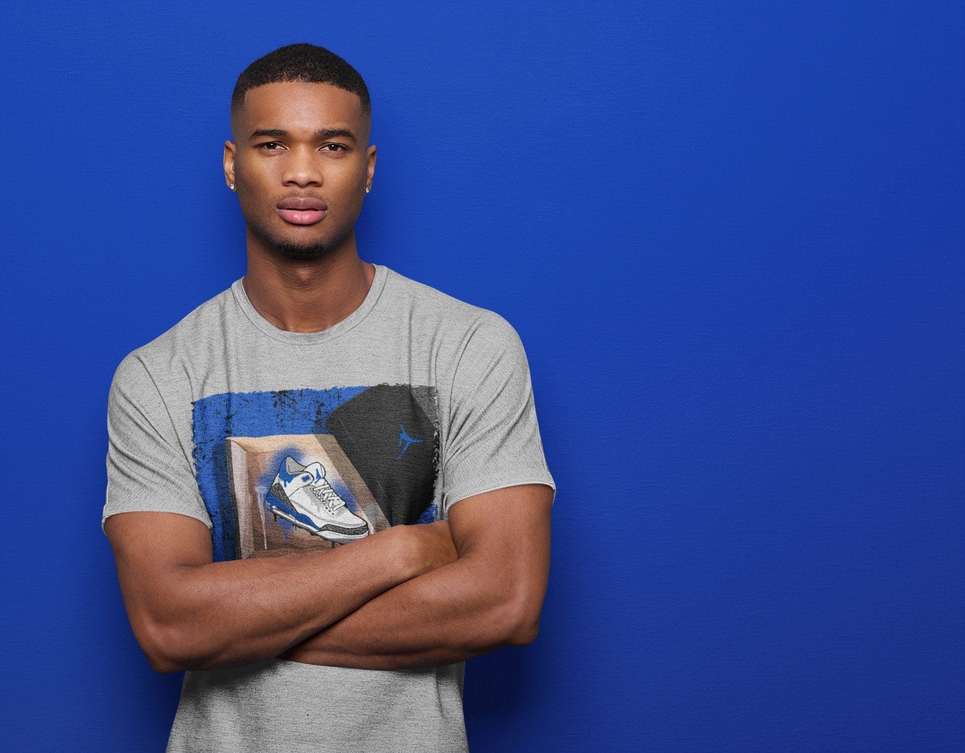 New Kicks Unisex Tops - Air Jordan 3 Racer Blue