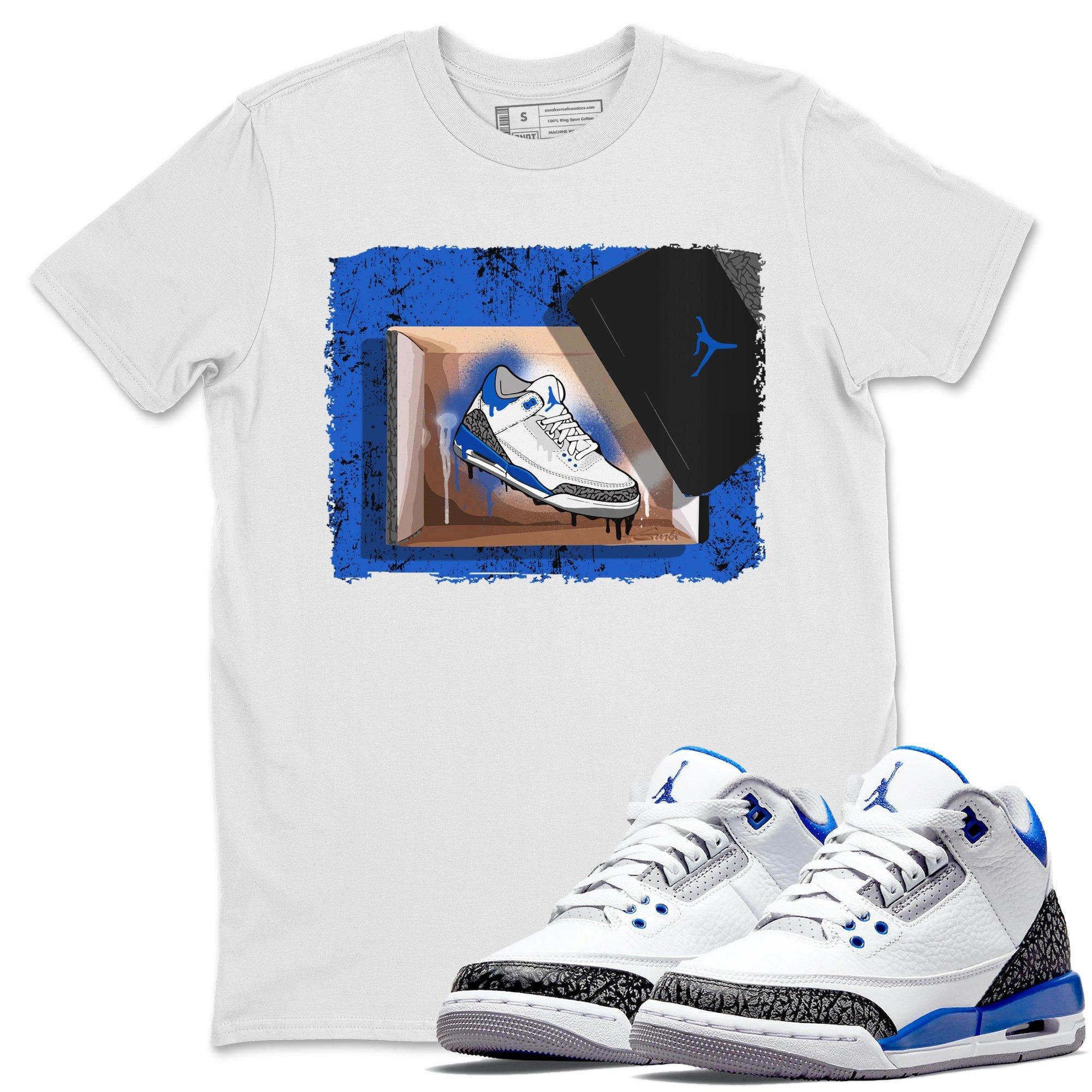 New Kicks Unisex Tops - Air Jordan 3 Racer Blue