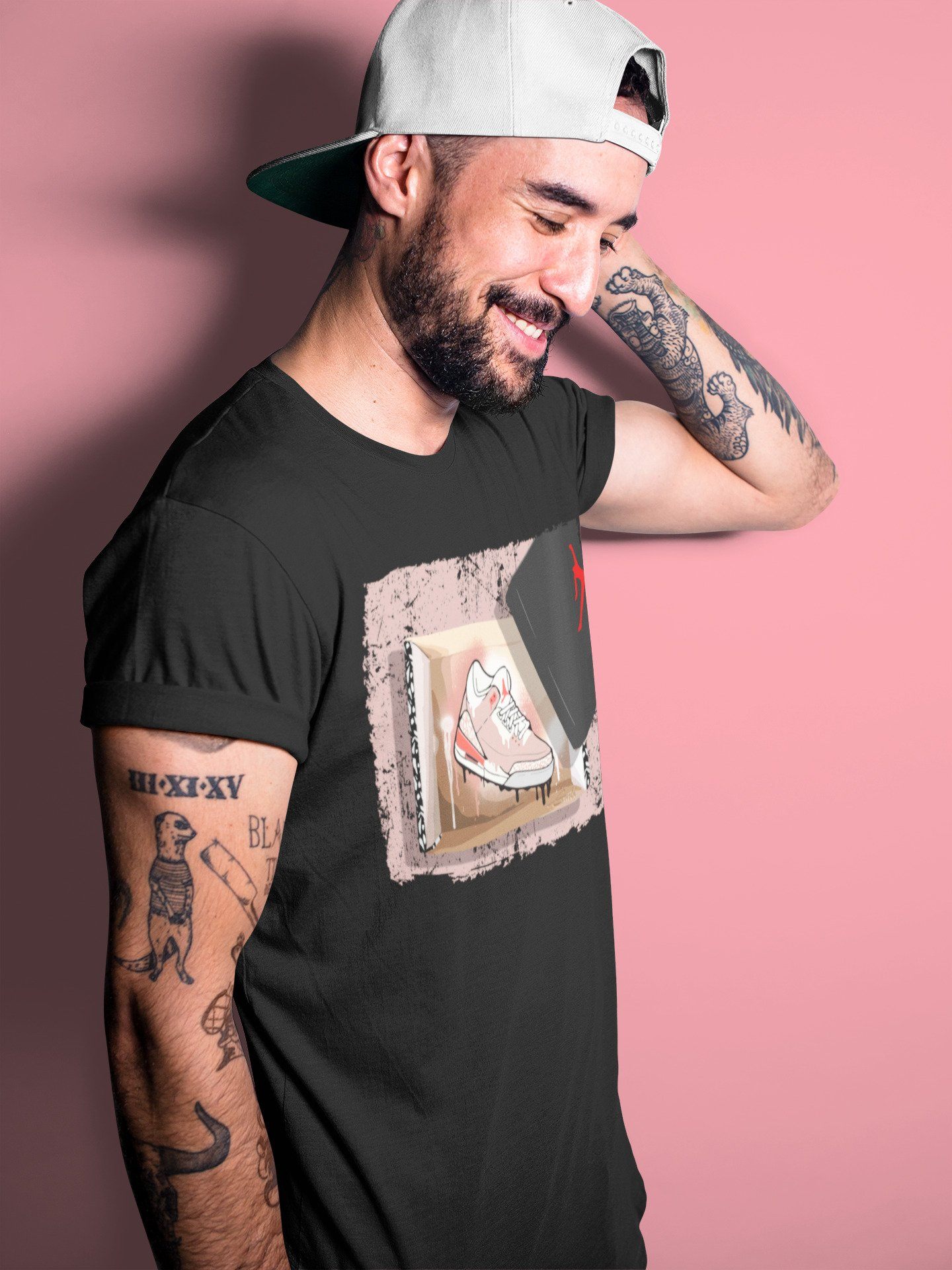 New Kicks Unisex Tops - Air Jordan 3 Rust Pink