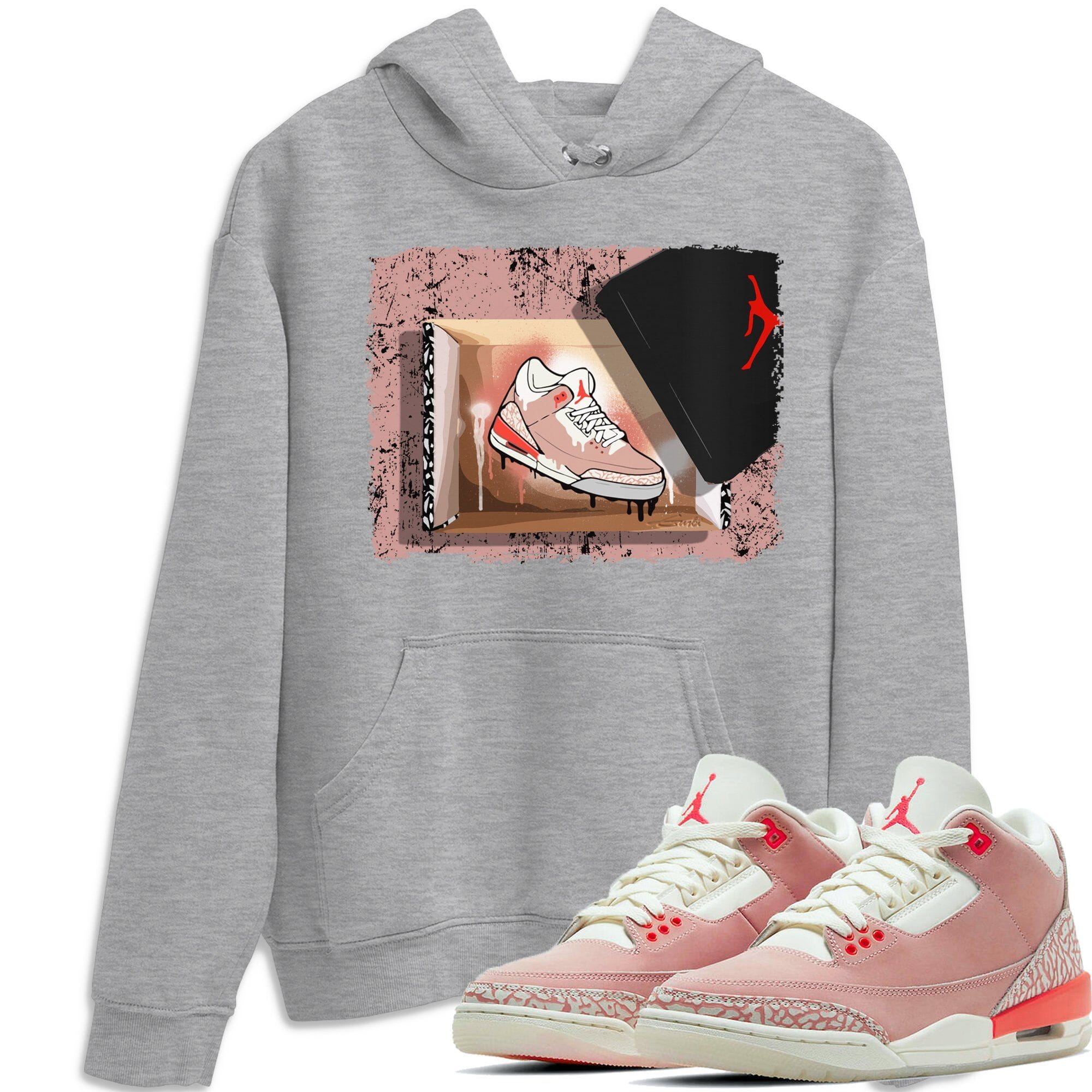 New Kicks Unisex Tops - Air Jordan 3 Rust Pink