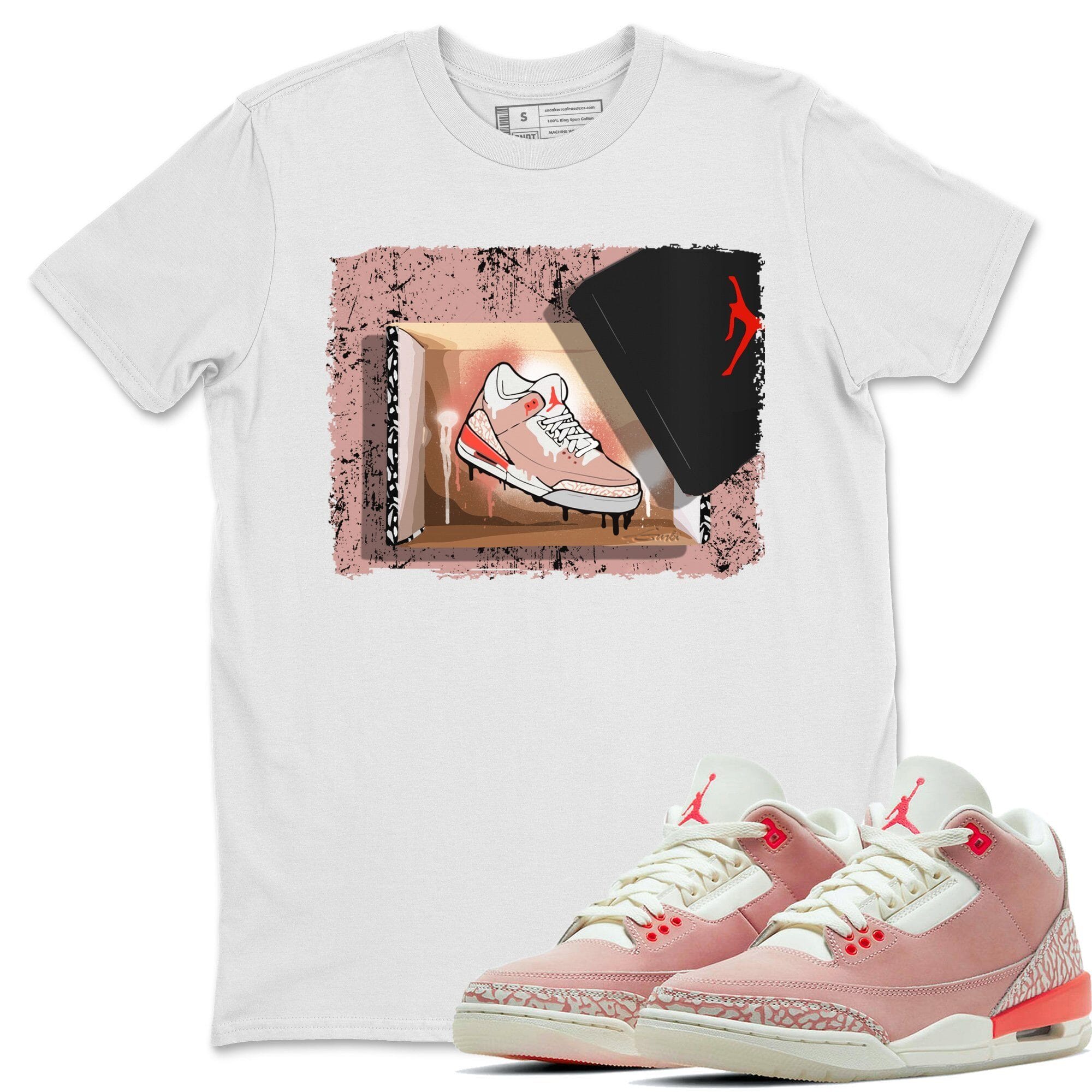 New Kicks Unisex Tops - Air Jordan 3 Rust Pink