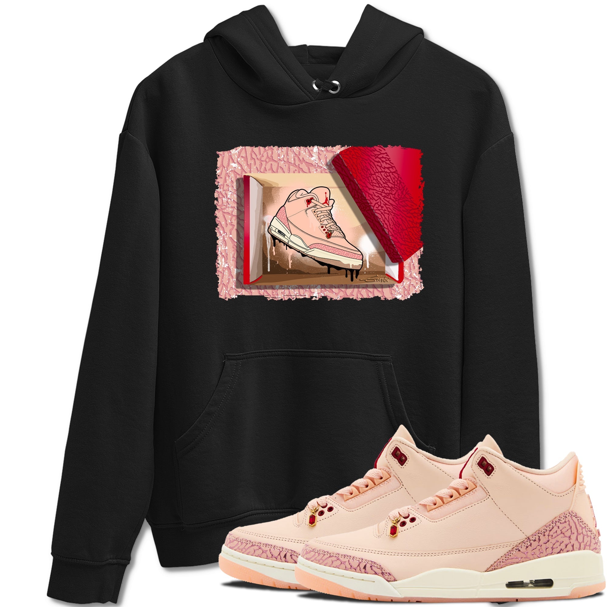 New Kicks snkmatch Tees - Air Jordan 3 Valentines Day