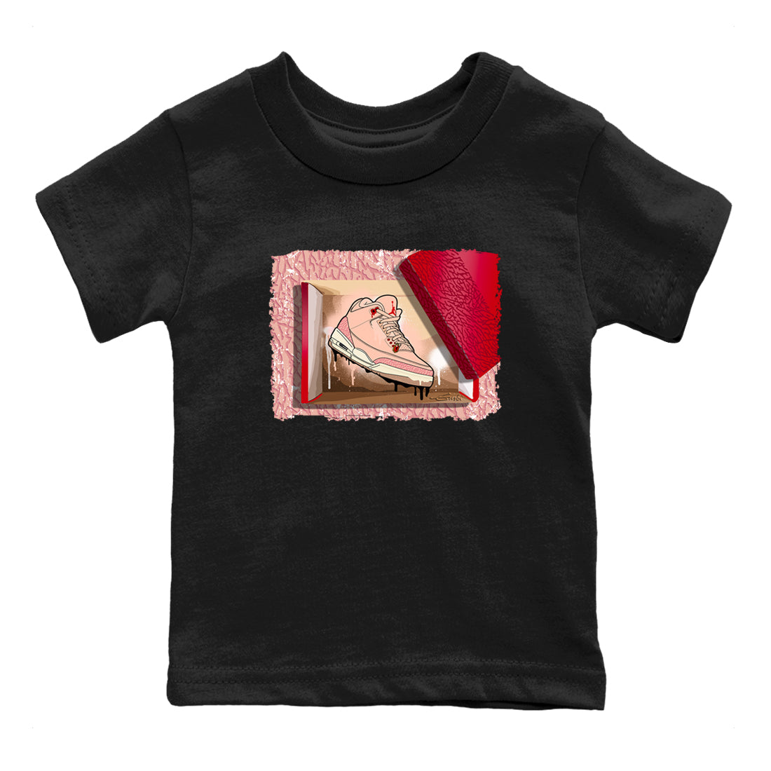 New Kicks snkmatch Tees Kids - Air Jordan 3 Valentines Day