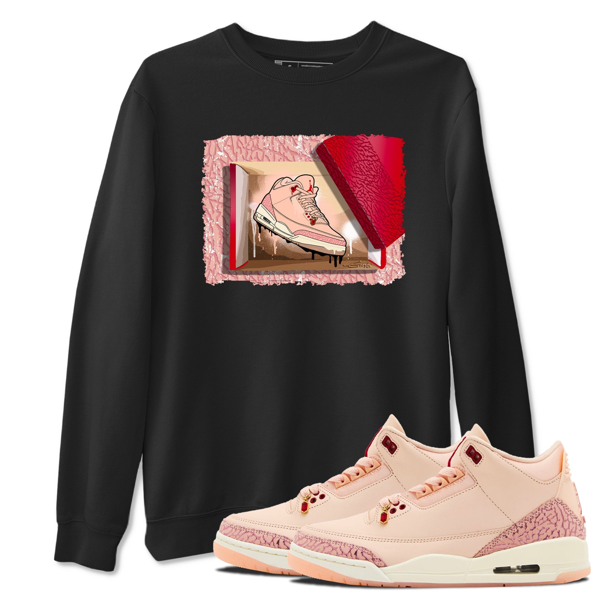 New Kicks snkmatch Tees - Air Jordan 3 Valentines Day