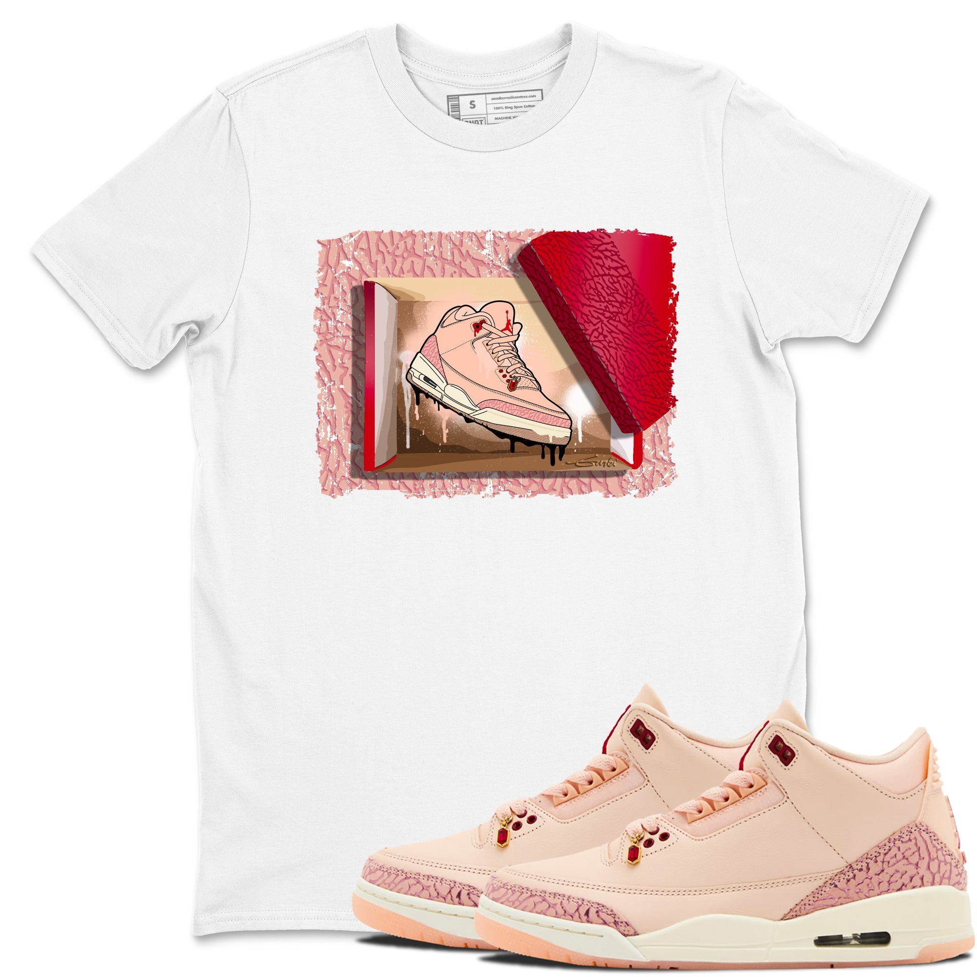 New Kicks snkmatch Tees - Air Jordan 3 Valentines Day
