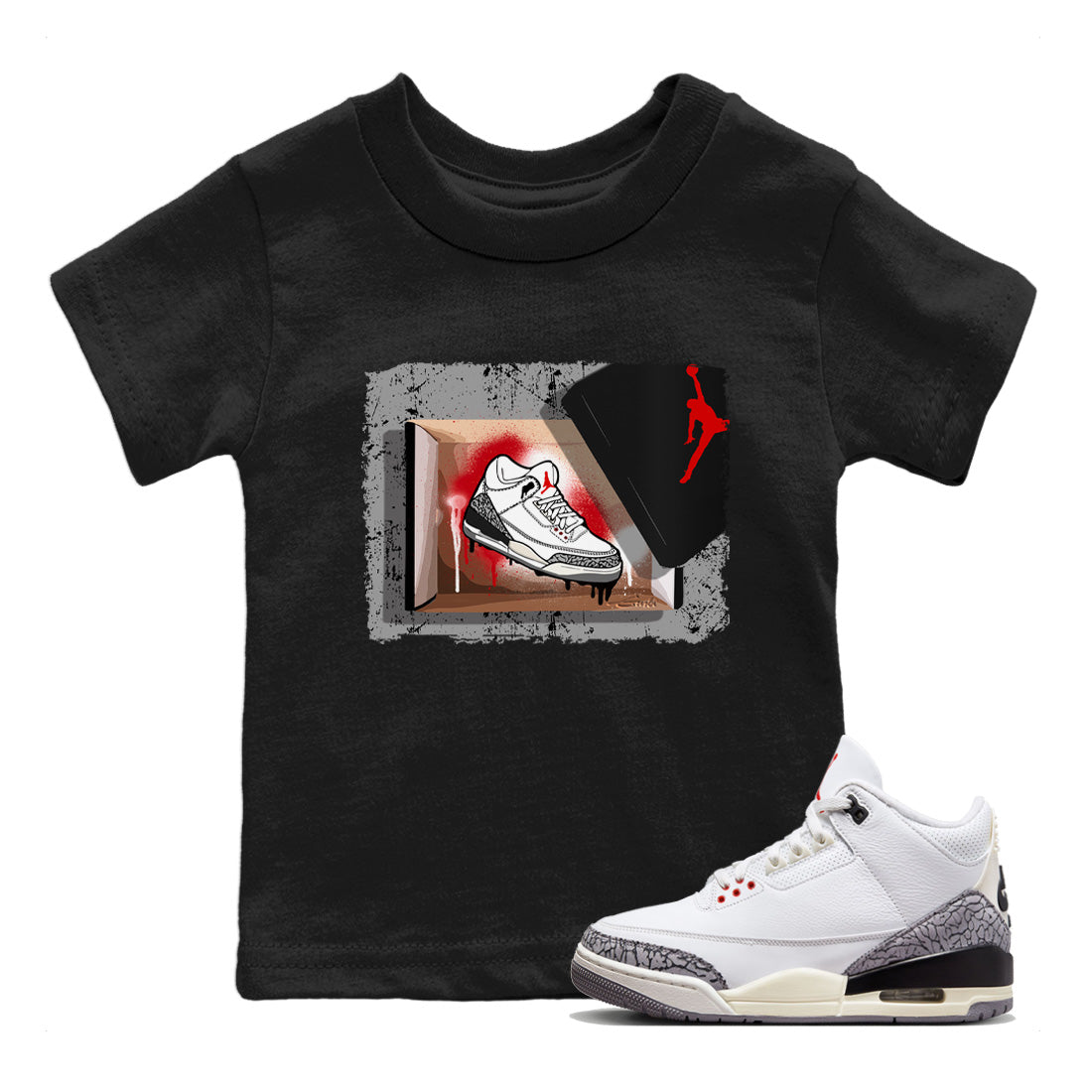 New Kicks Kids Tops - Air Jordan 3 White Cement