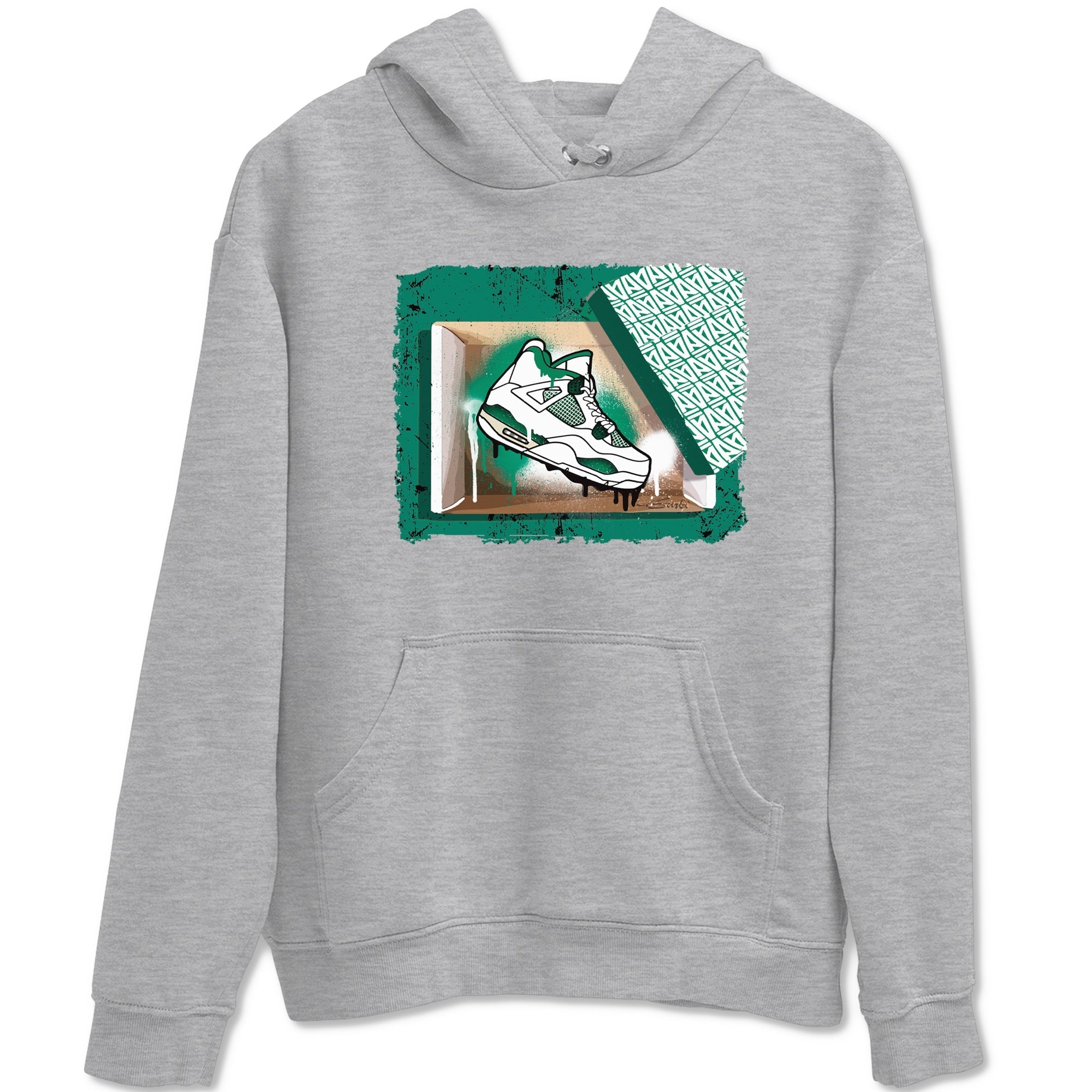 New Kicks snkmatch Tees - Air Jordan 4 Oxidized Green
