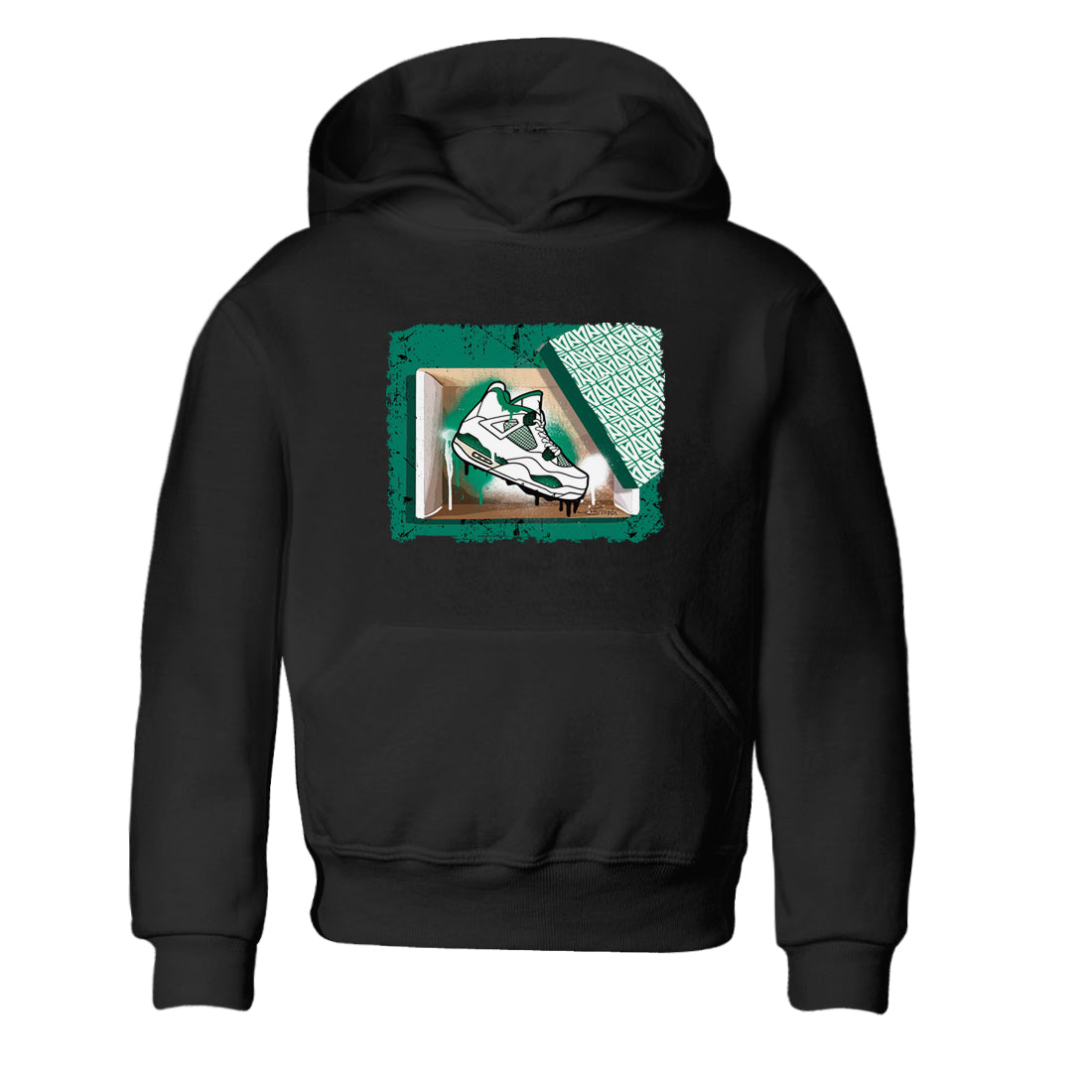 New Kicks snkmatch Tees Kids - Air Jordan 4 Oxidized Green