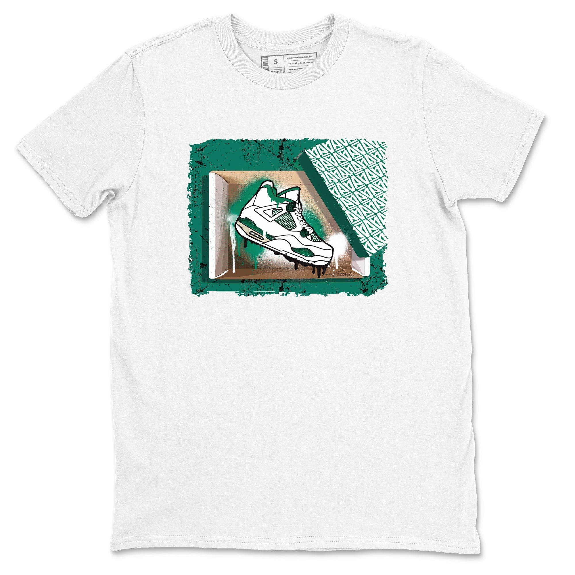 New Kicks snkmatch Tees - Air Jordan 4 Oxidized Green