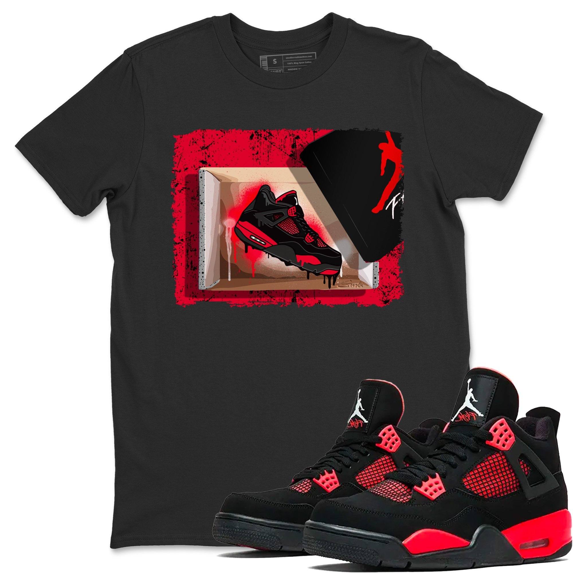 New Kicks Unisex Tops - Air Jordan 4 Red Thunder