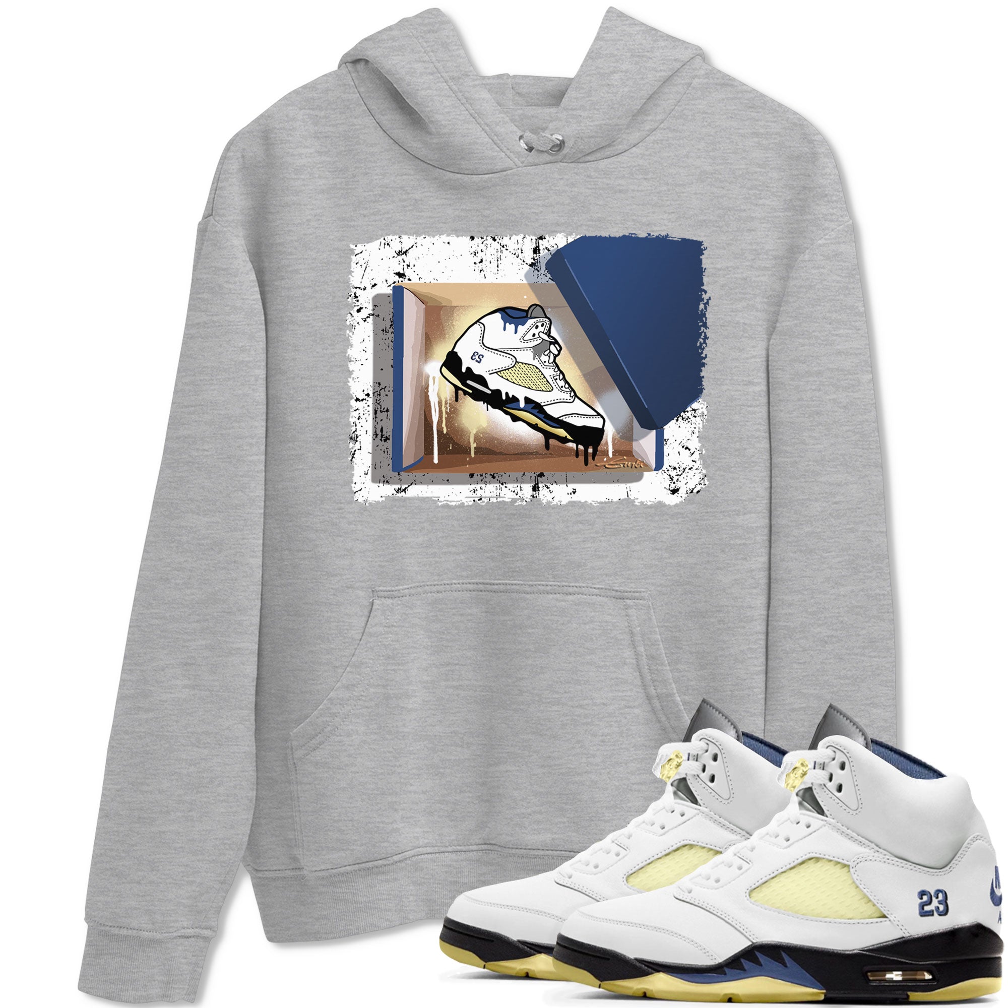 New Kicks snkmatch Tee - Air Jordan 5 A Ma Maniere x Photon Dust