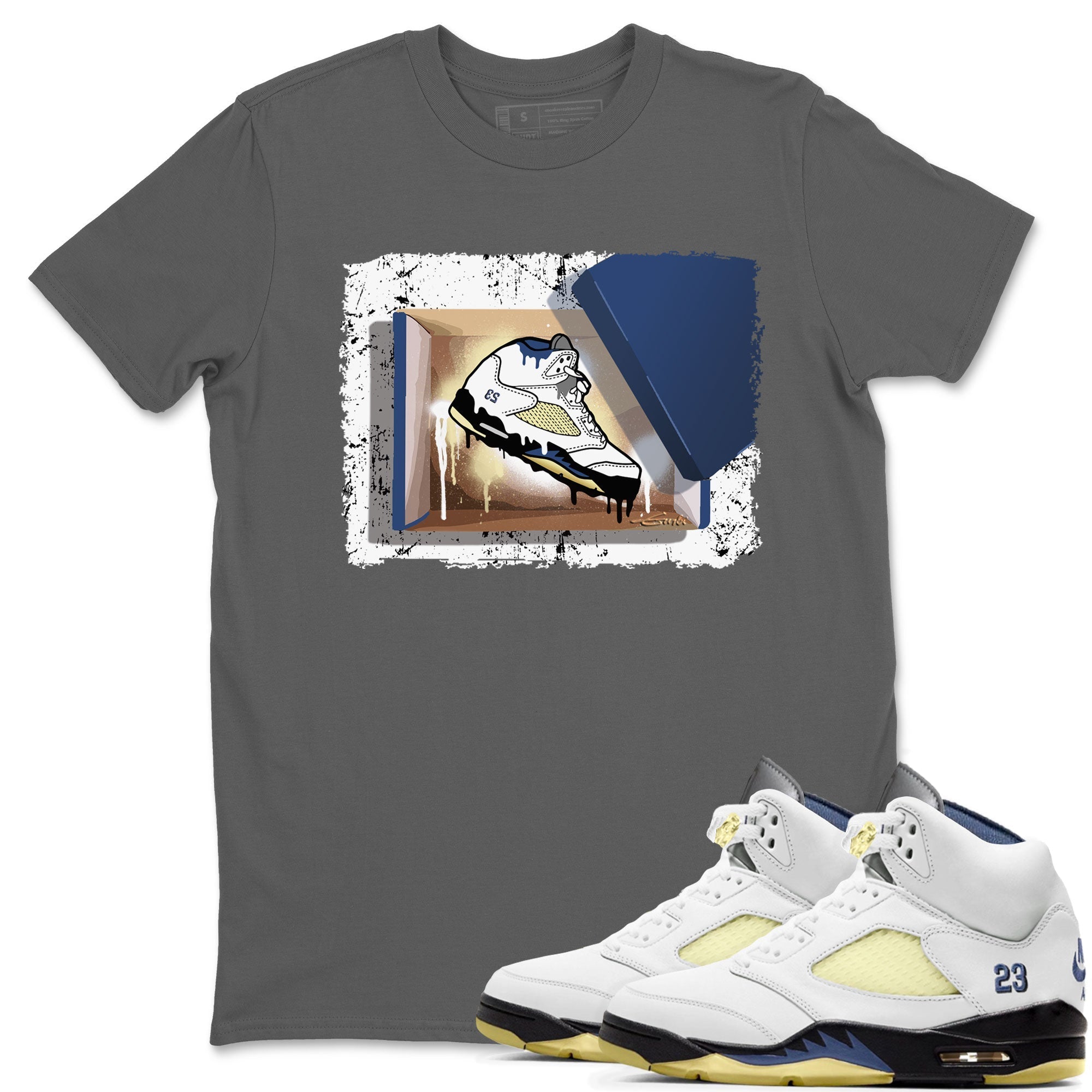 New Kicks snkmatch Tee - Air Jordan 5 A Ma Maniere x Photon Dust