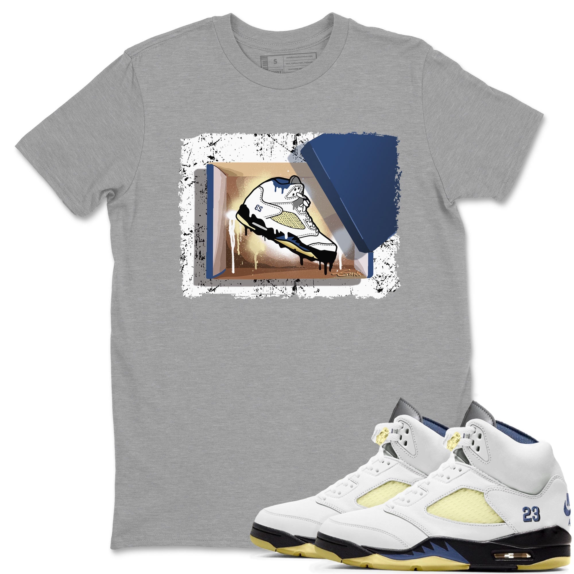 New Kicks snkmatch Tee - Air Jordan 5 A Ma Maniere x Photon Dust