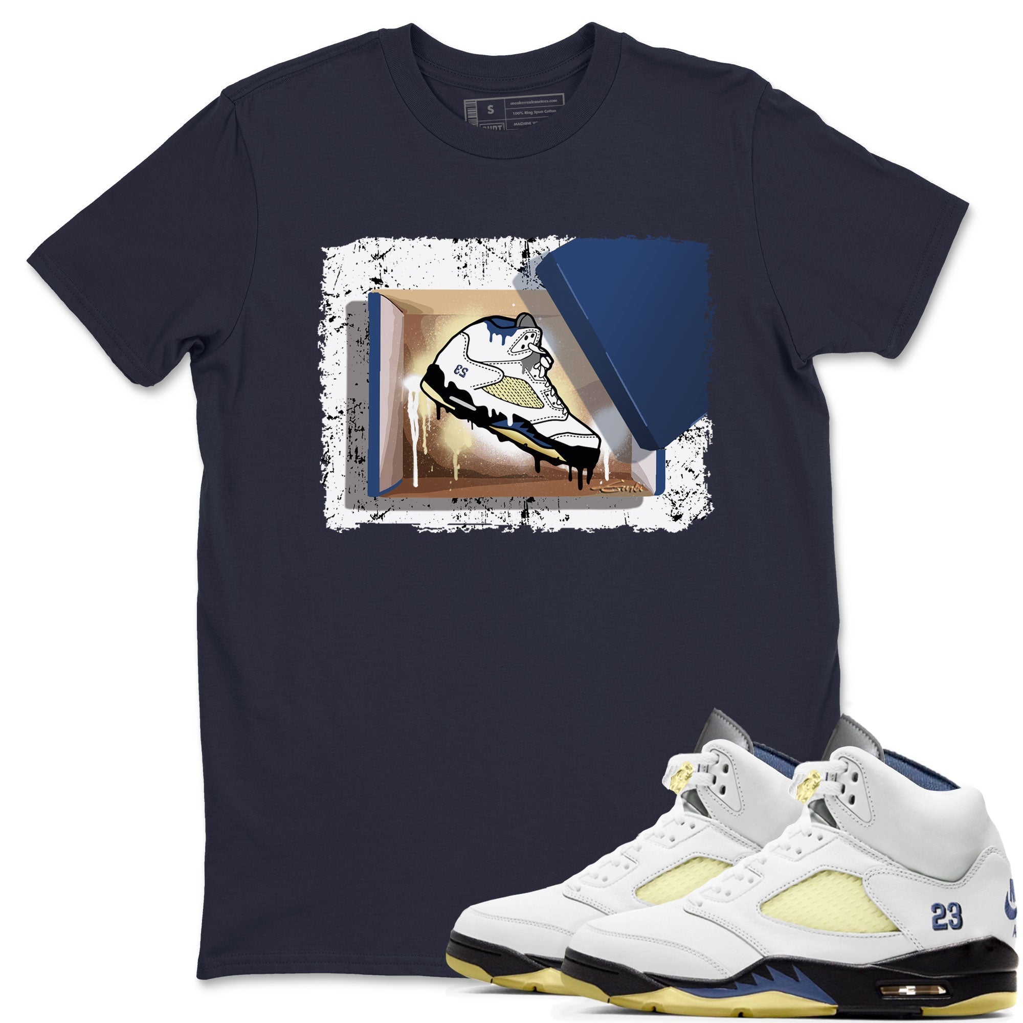 New Kicks snkmatch Tee - Air Jordan 5 A Ma Maniere x Photon Dust