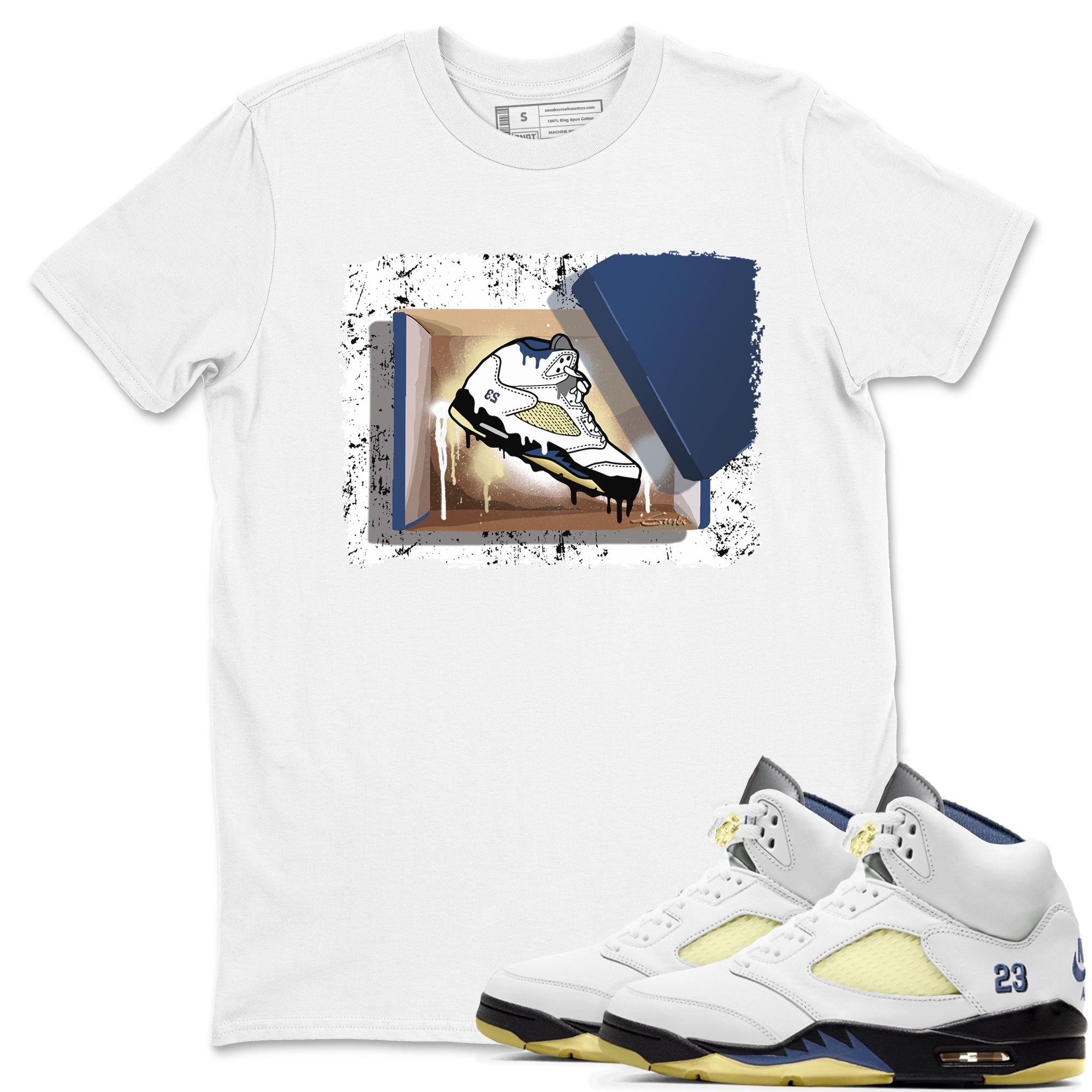 New Kicks snkmatch Tee - Air Jordan 5 A Ma Maniere x Photon Dust