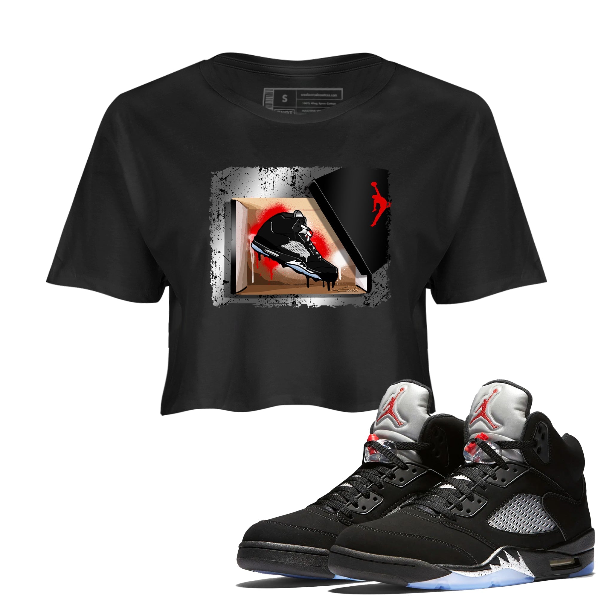 New Kicks snkmatch Women's Top - Air Jordan 5 Reimagined