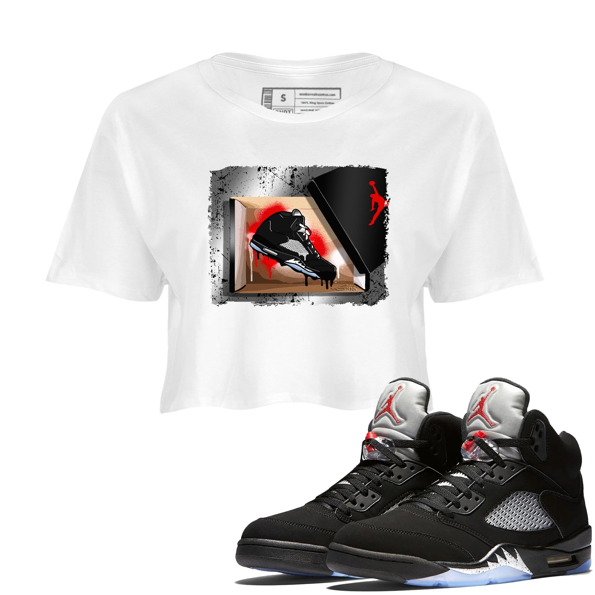 New Kicks snkmatch Women's Top - Air Jordan 5 Reimagined