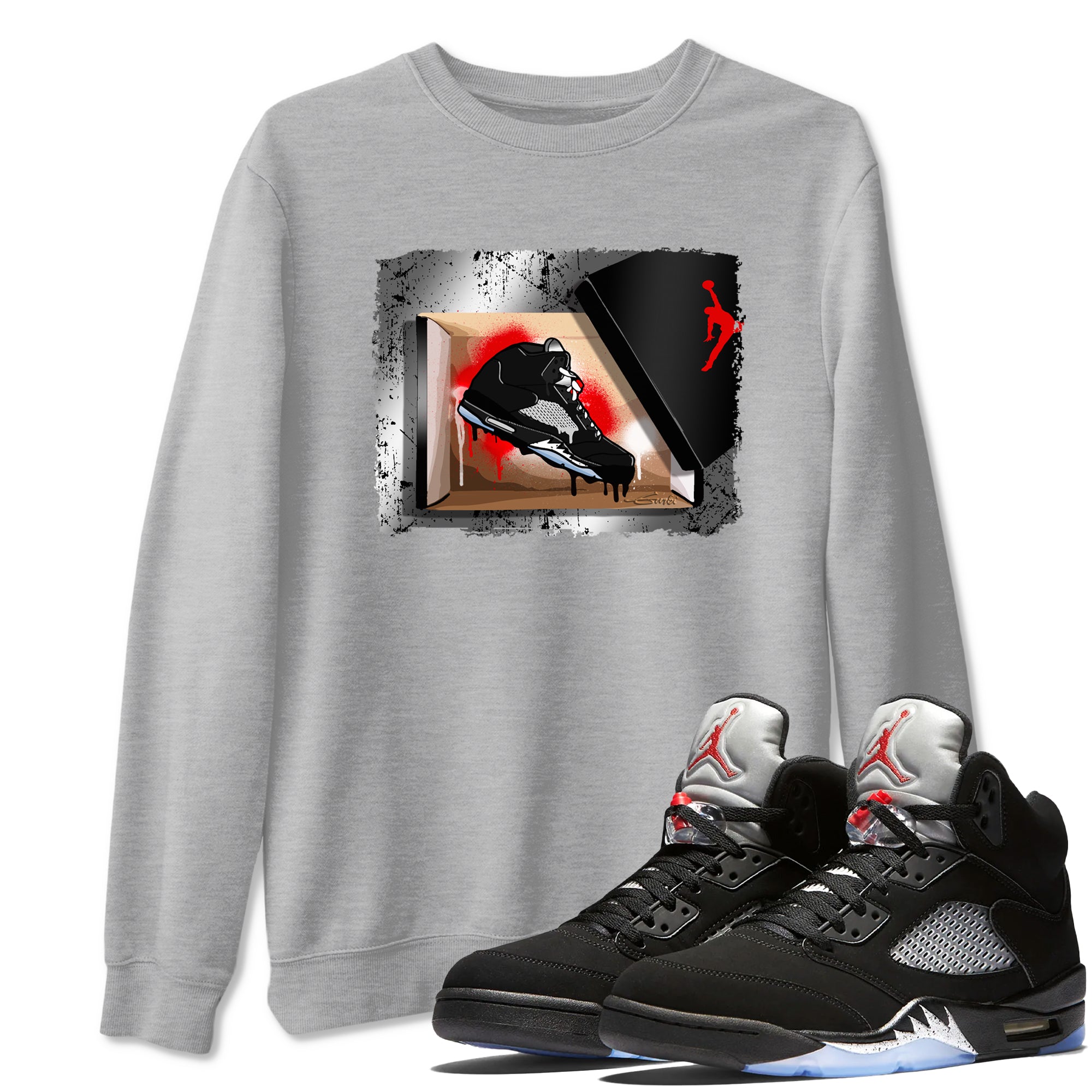 New Kicks snkmatch Tees - Air Jordan 5 Reimagined
