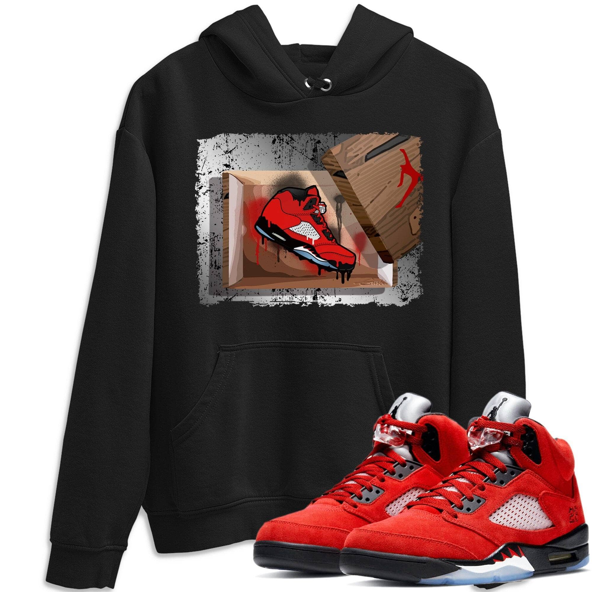 New Kicks Unisex Tops - Air Jordan 5 Raging Bull