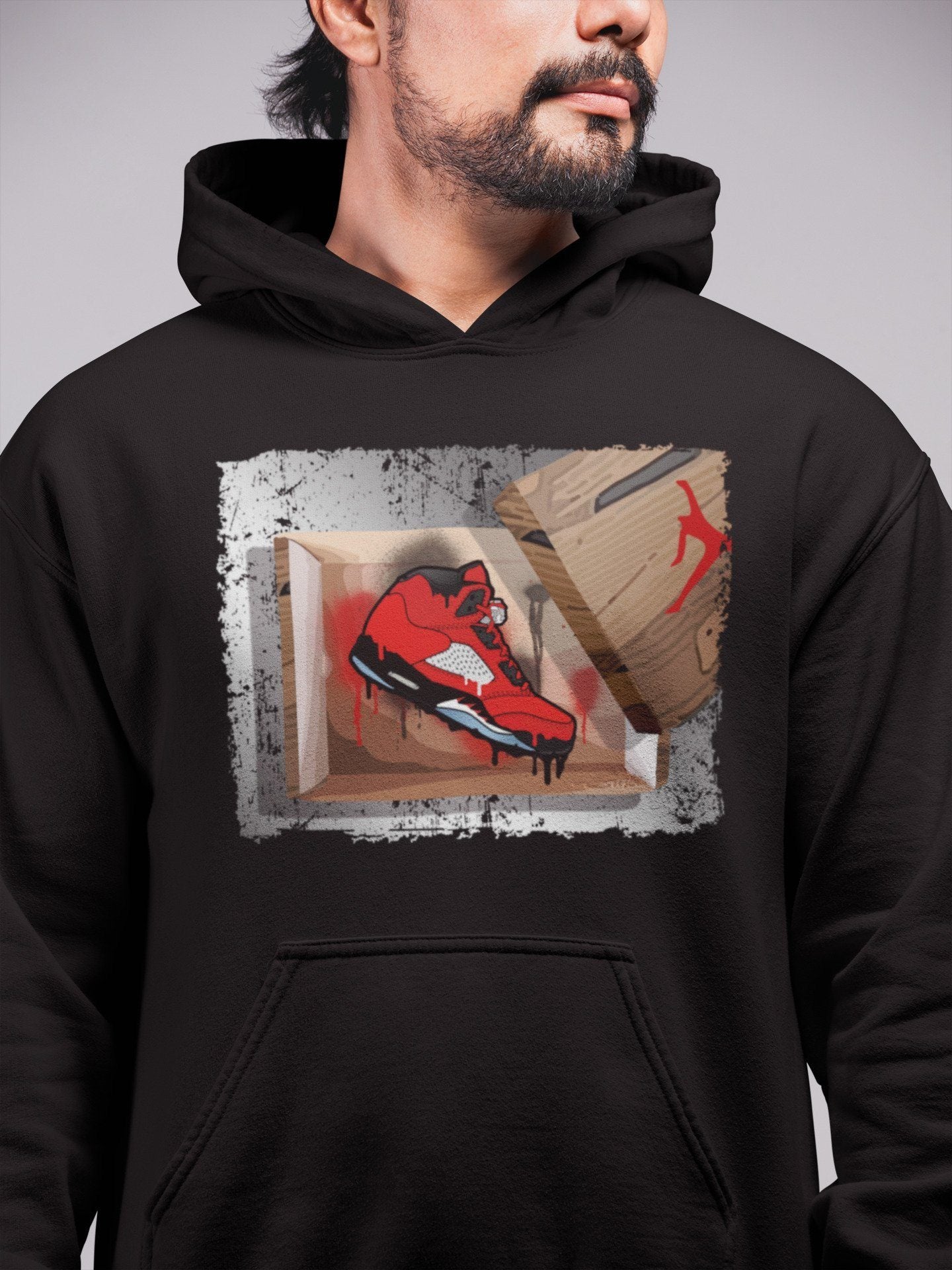 New Kicks Unisex Tops - Air Jordan 5 Raging Bull