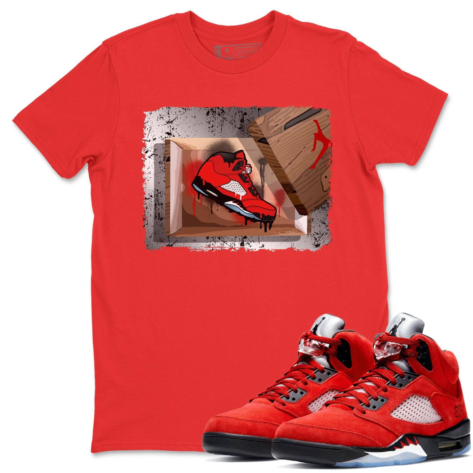 New Kicks Unisex Tops - Air Jordan 5 Raging Bull