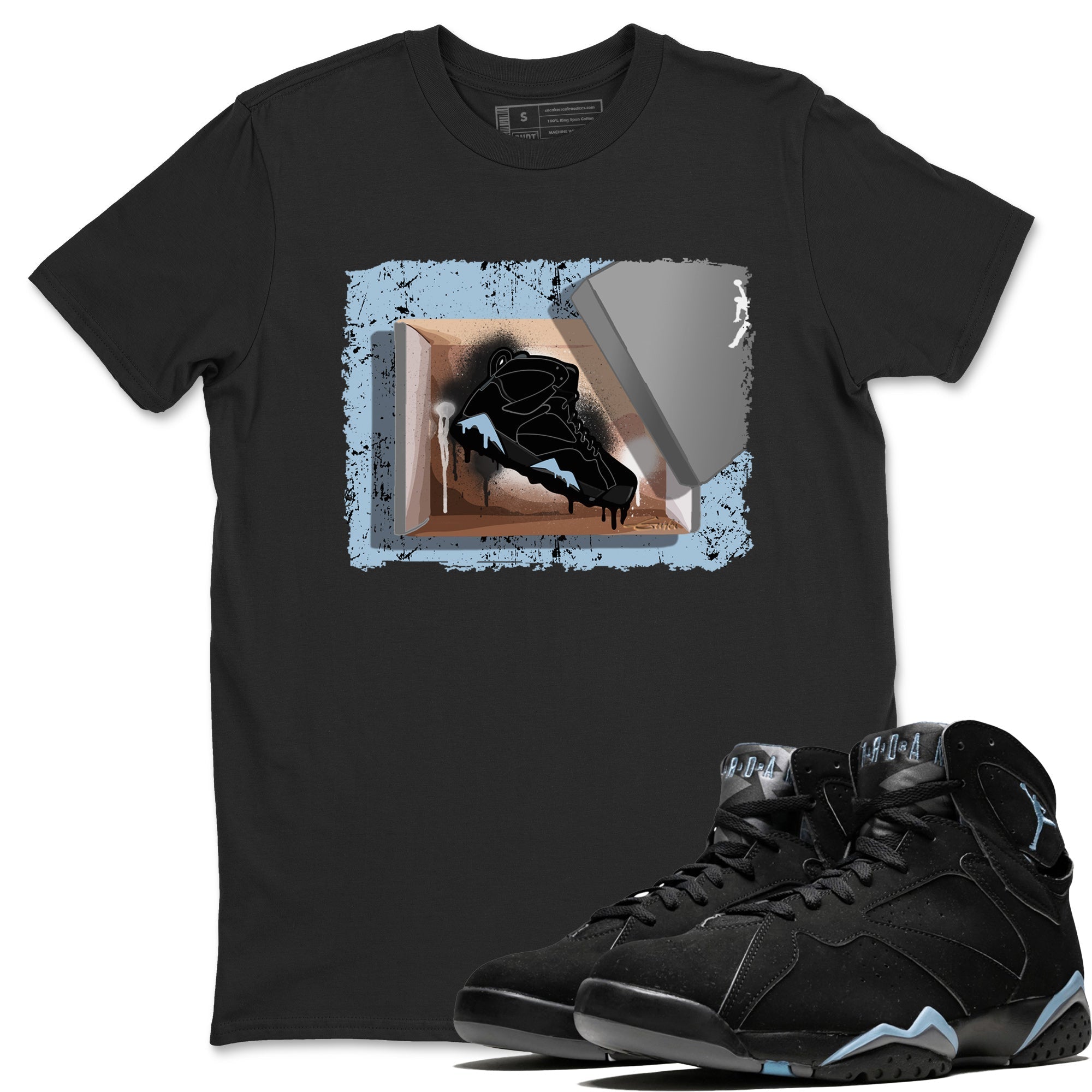 New Kicks Unisex Tops - Air Jordan 7 Chambray