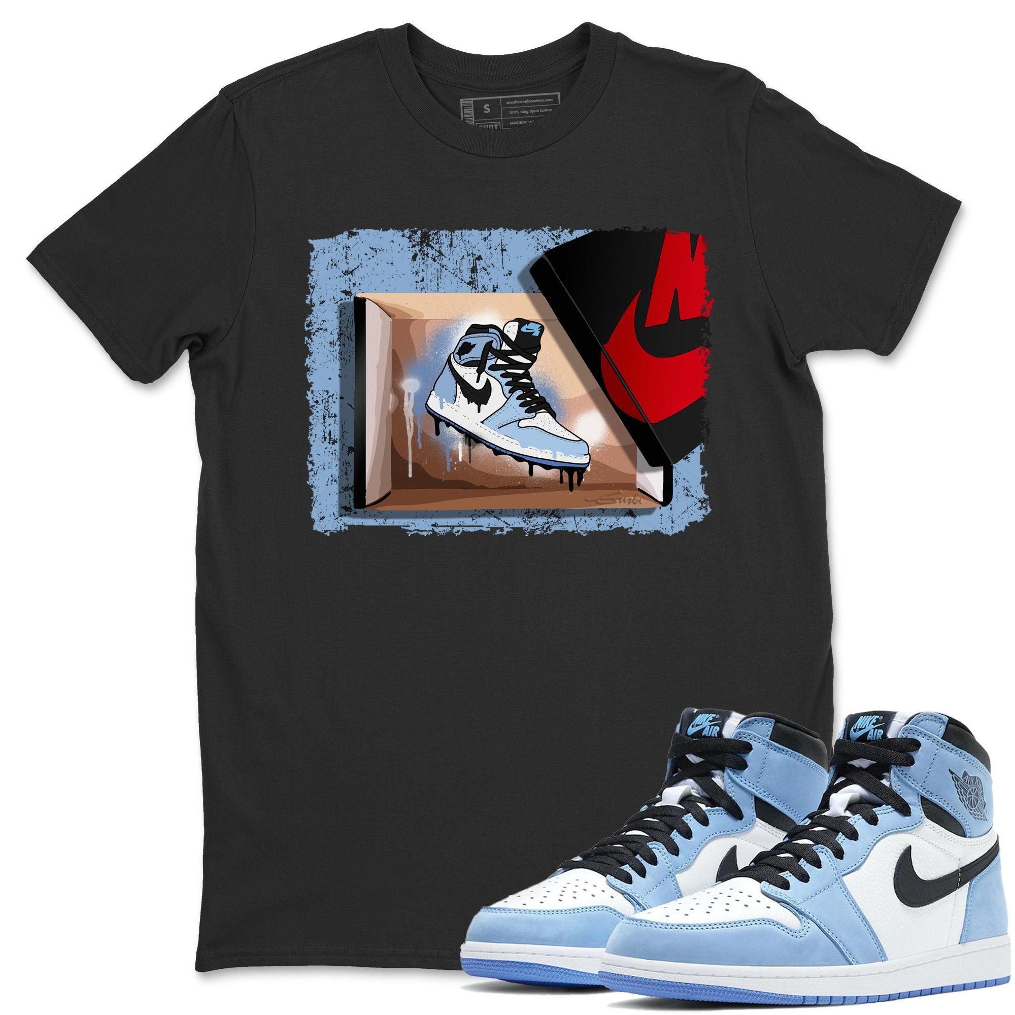 New Kicks Unisex Tops - Air Jordan 1 University Blue
