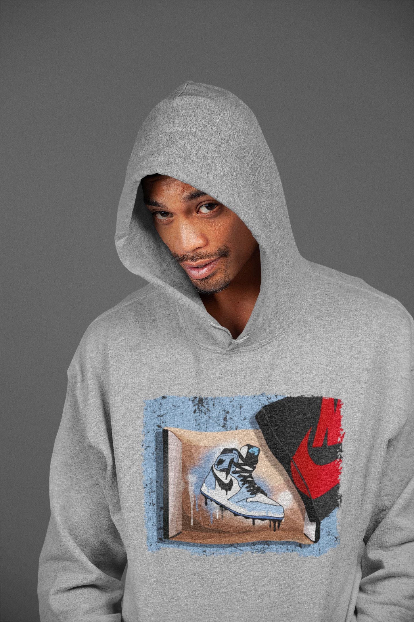 New Kicks Unisex Tops - Air Jordan 1 University Blue