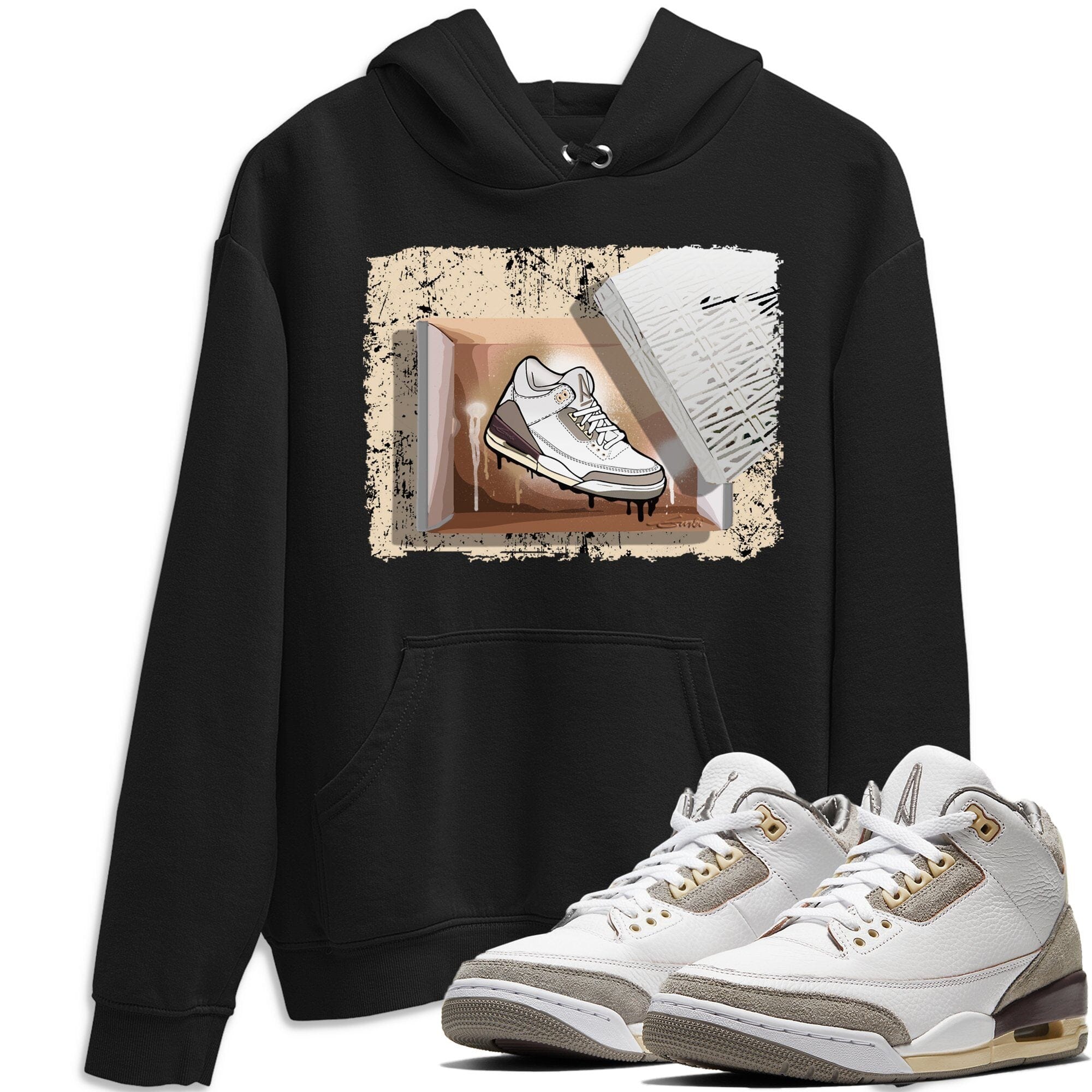 New Kicks Unisex Tops - Air Jordan 3 A Ma Maniere